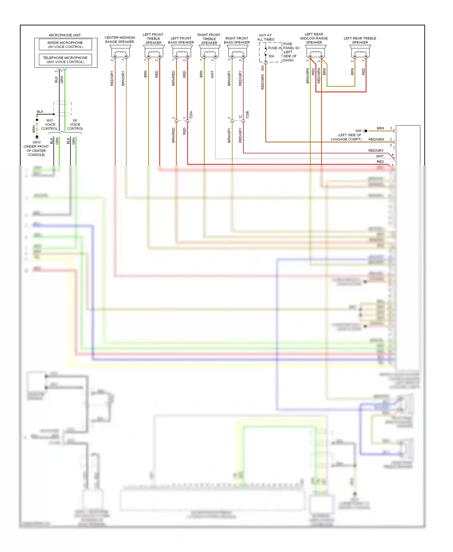 Wiring diagram brn/red for Audi TT 8J facelift (2010-2014) (15 of 22)