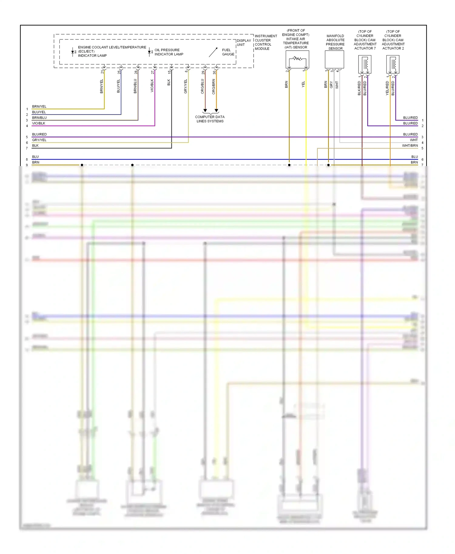Wiring diagram brn/red for Audi TT 8J facelift (2010-2014) (7 of 22)