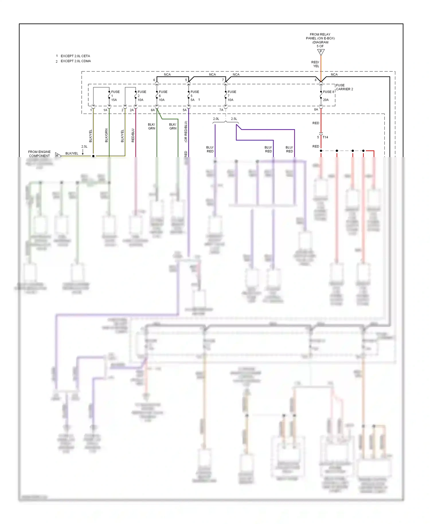 Wiring diagram heater 1 for Audi TT 8J facelift (2010-2014) (1 of 1)