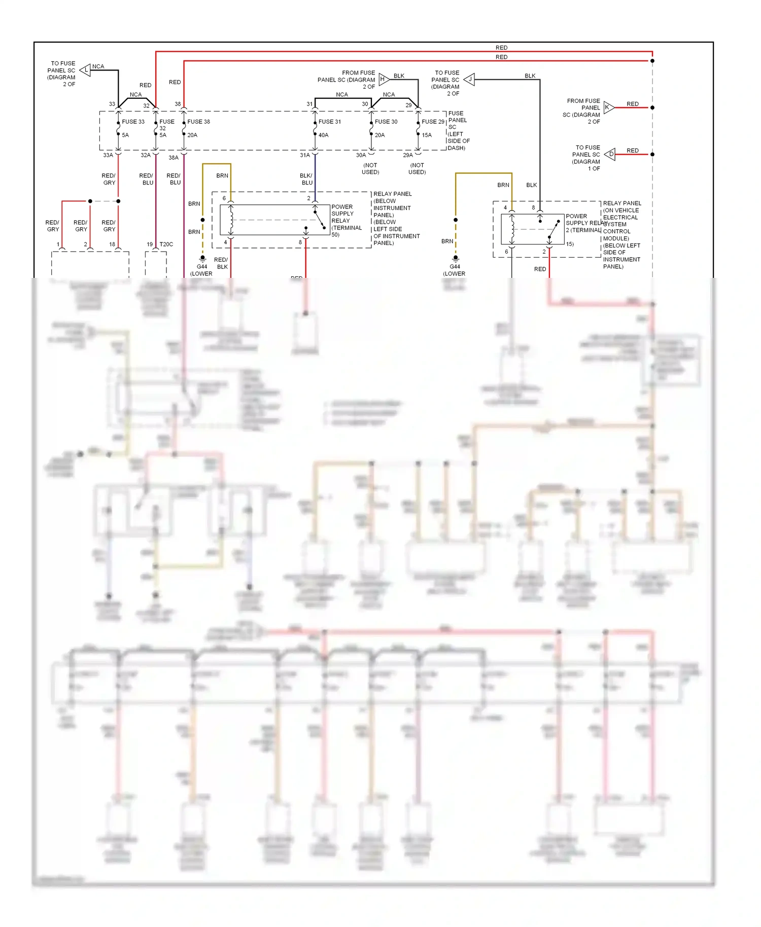 Wiring diagram (or red/ for Audi TT 8J facelift (2010-2014) (1 of 3)
