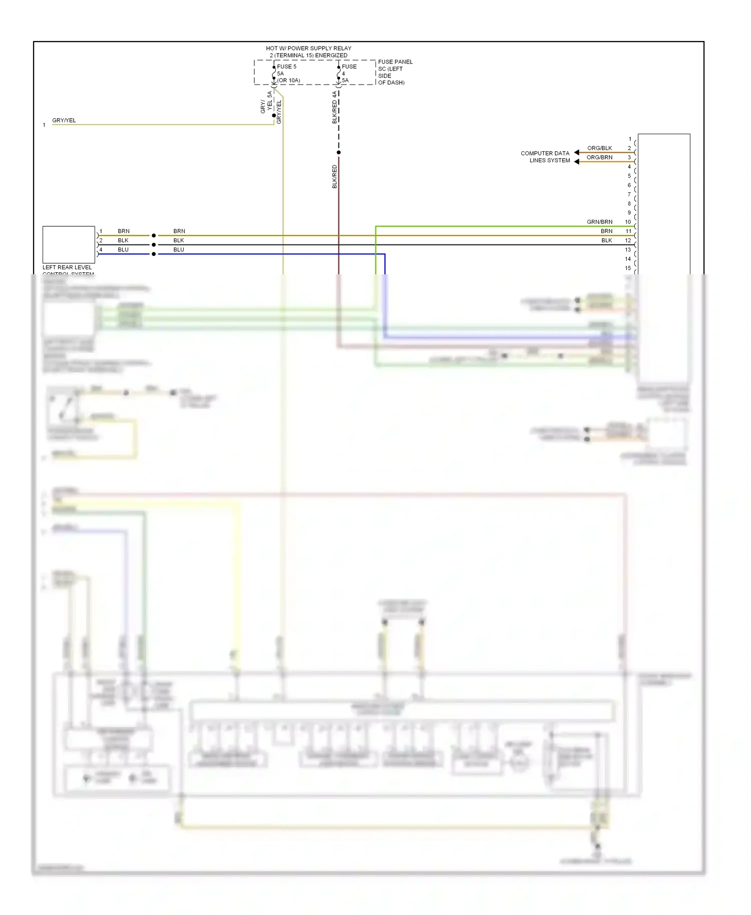Wiring diagram org/brn for Audi TT 8J facelift (2010-2014) (25 of 57)
