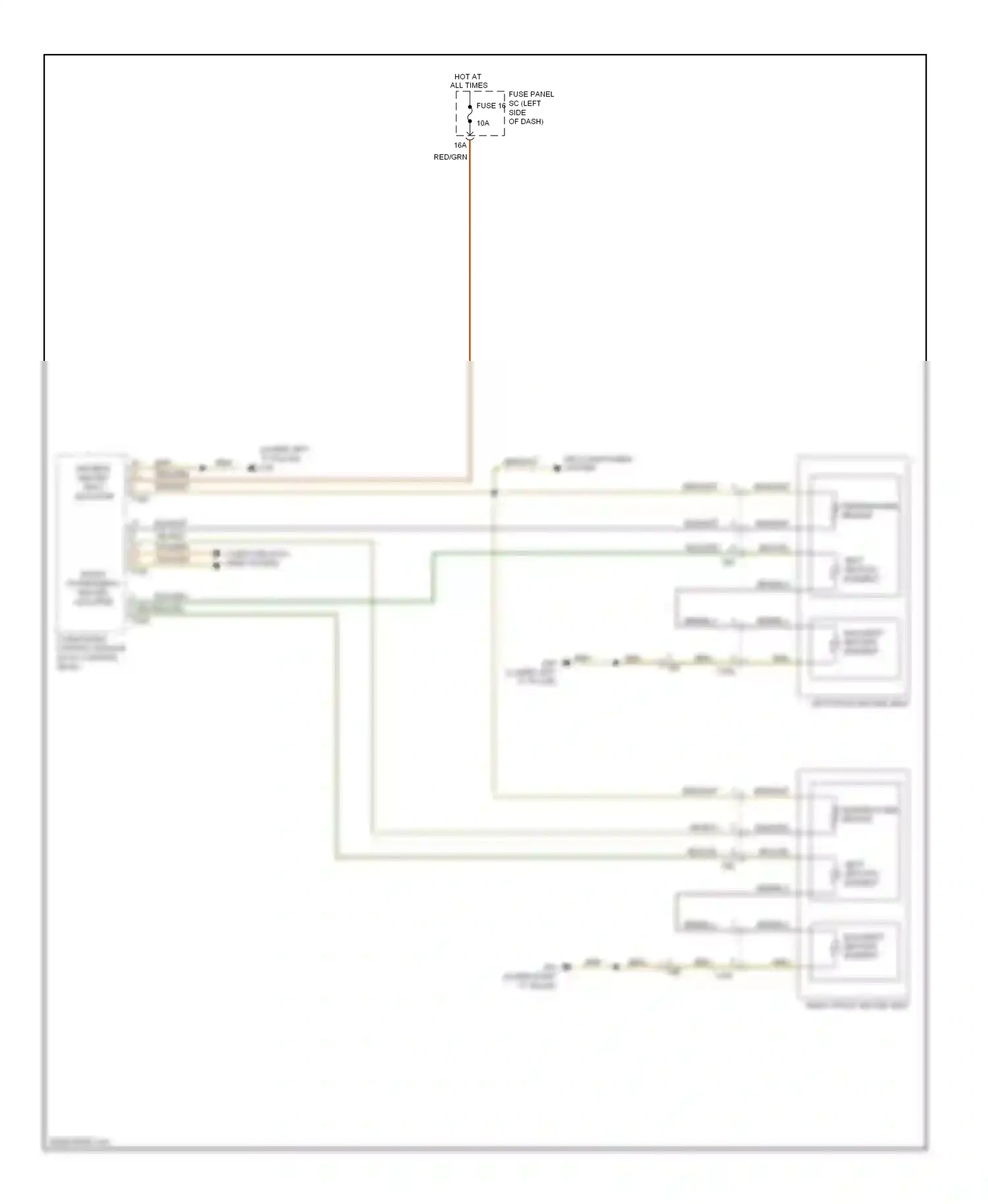 Wiring diagram red/grn for Audi TT 8J facelift (2010-2014) (31 of 46)