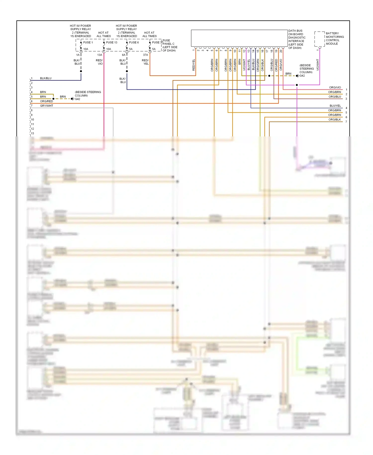 Wiring diagram voltage regulator for Audi TT 8J facelift (2010-2014) (1 of 1)