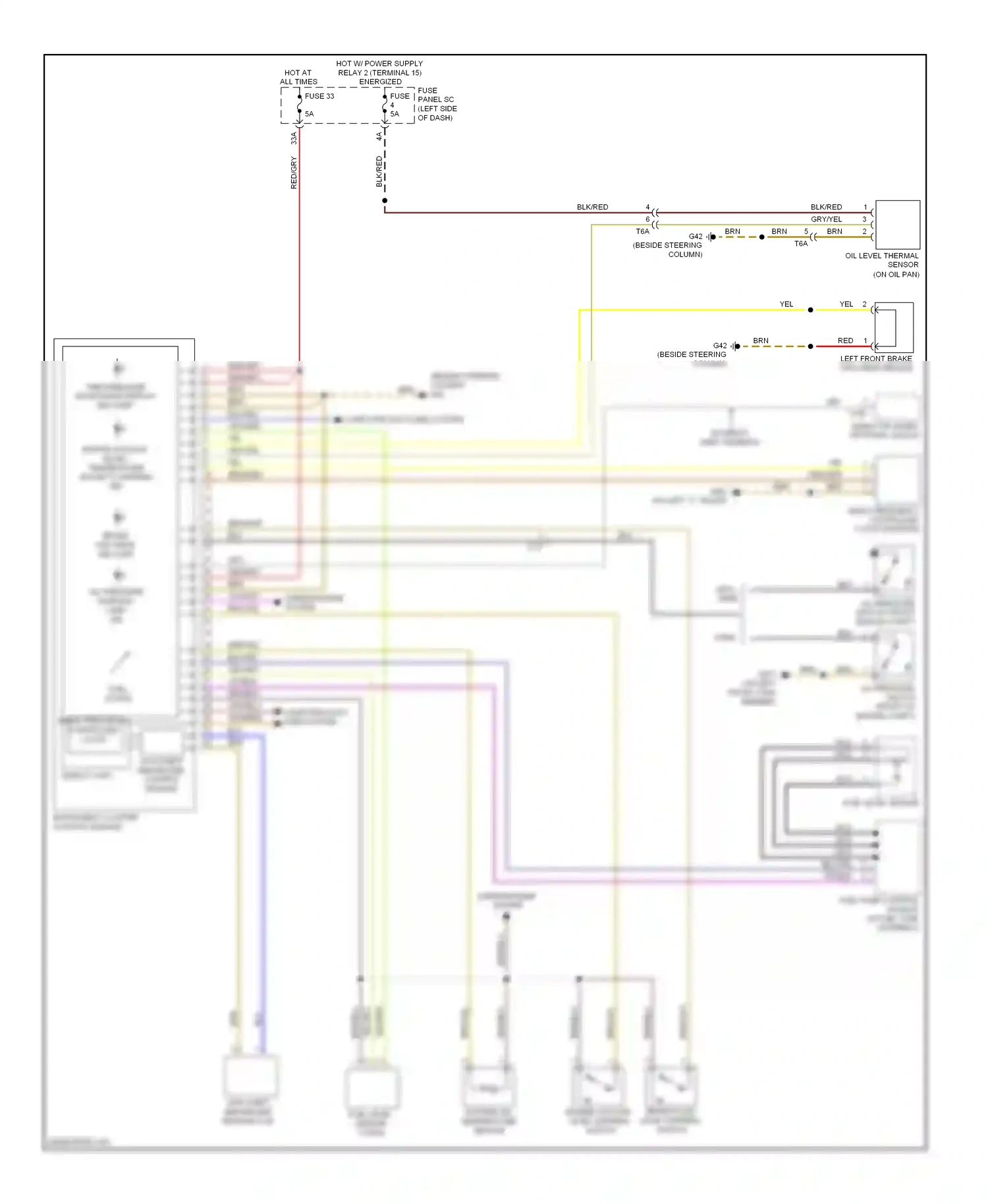 Wiring diagram wiper/washer system for Audi TT 8J facelift (2010-2014) (2 of 3)
