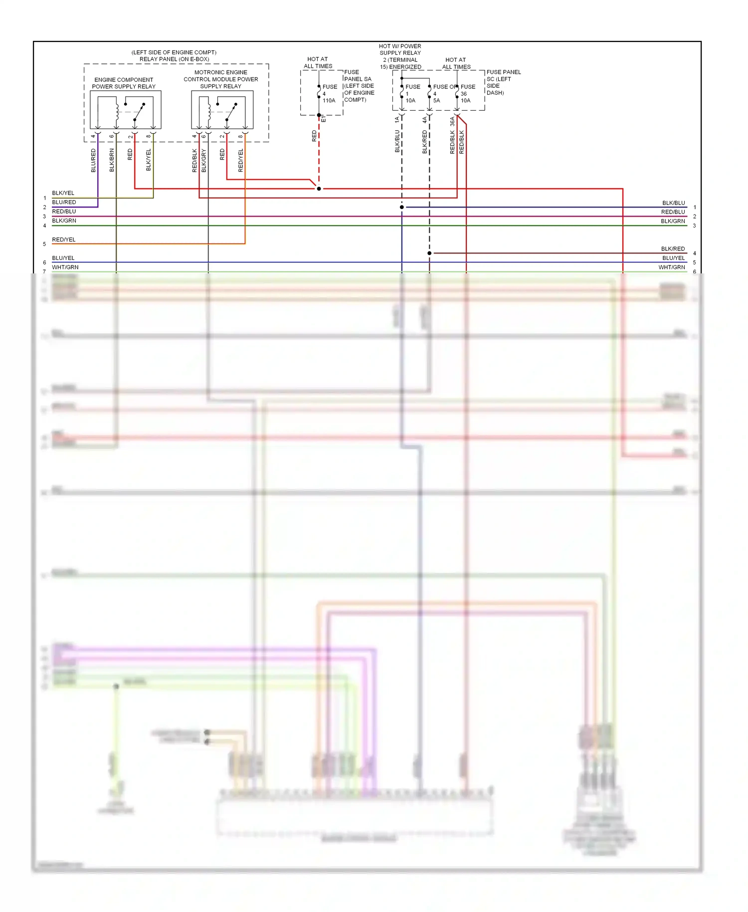 Wiring diagram yel/grn for Audi TT 8J facelift (2010-2014) (10 of 14)