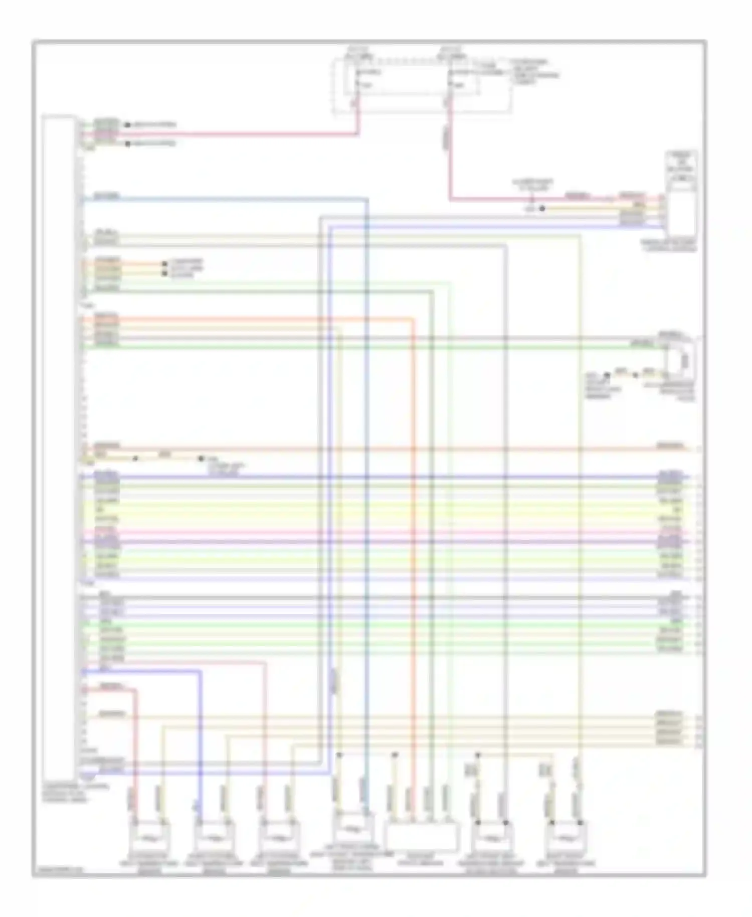TT Audi 8J (2006-2010): Automatic a/c circuit (1 of 2)