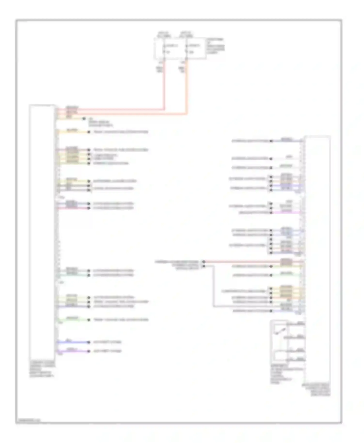 TT Audi 8J (2006-2010): Body computer module circuit (1 of 2)