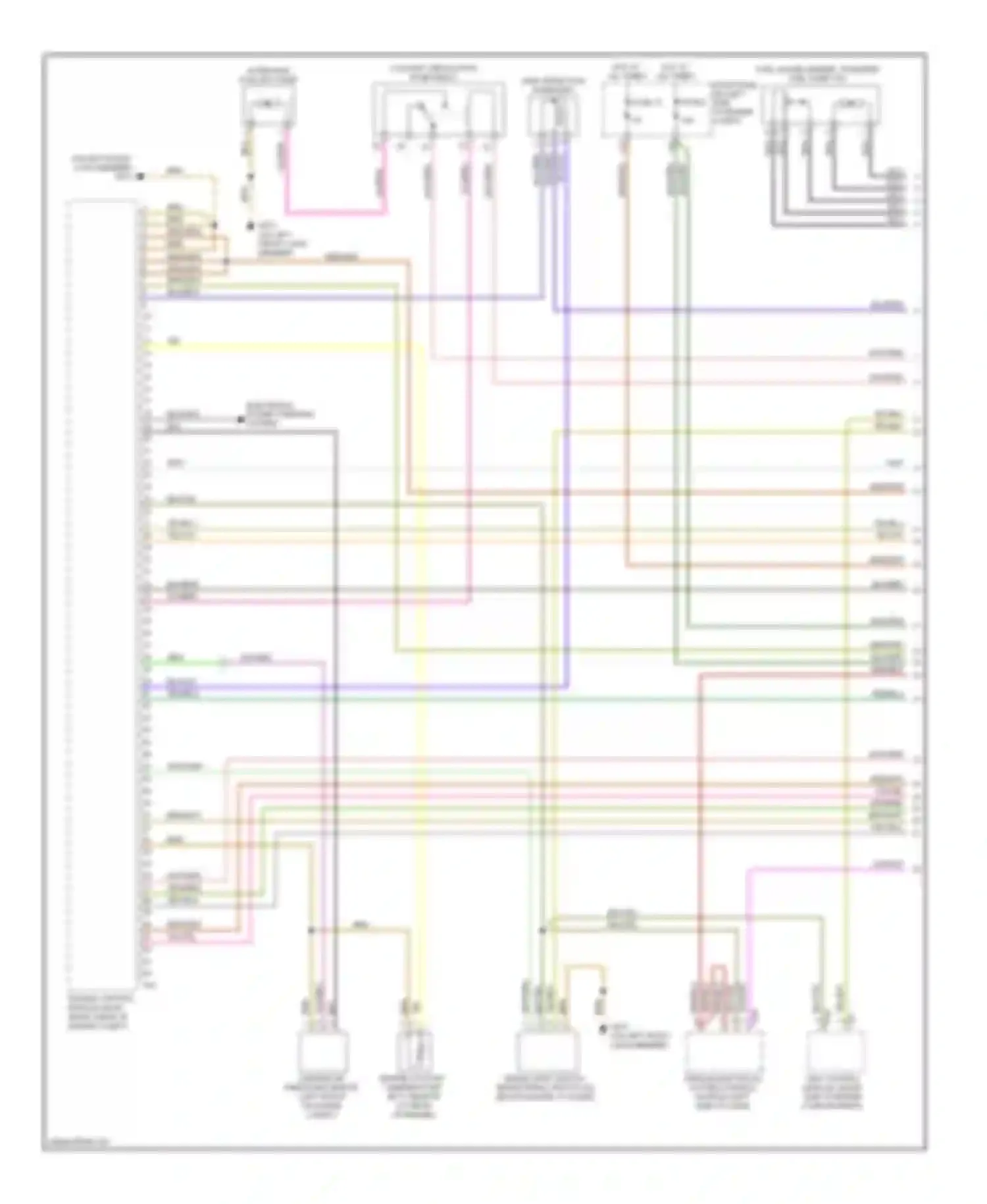 TT Audi 8J (2006-2010): Wiring diagram engine performance 2.0l turbo (1 of 6)