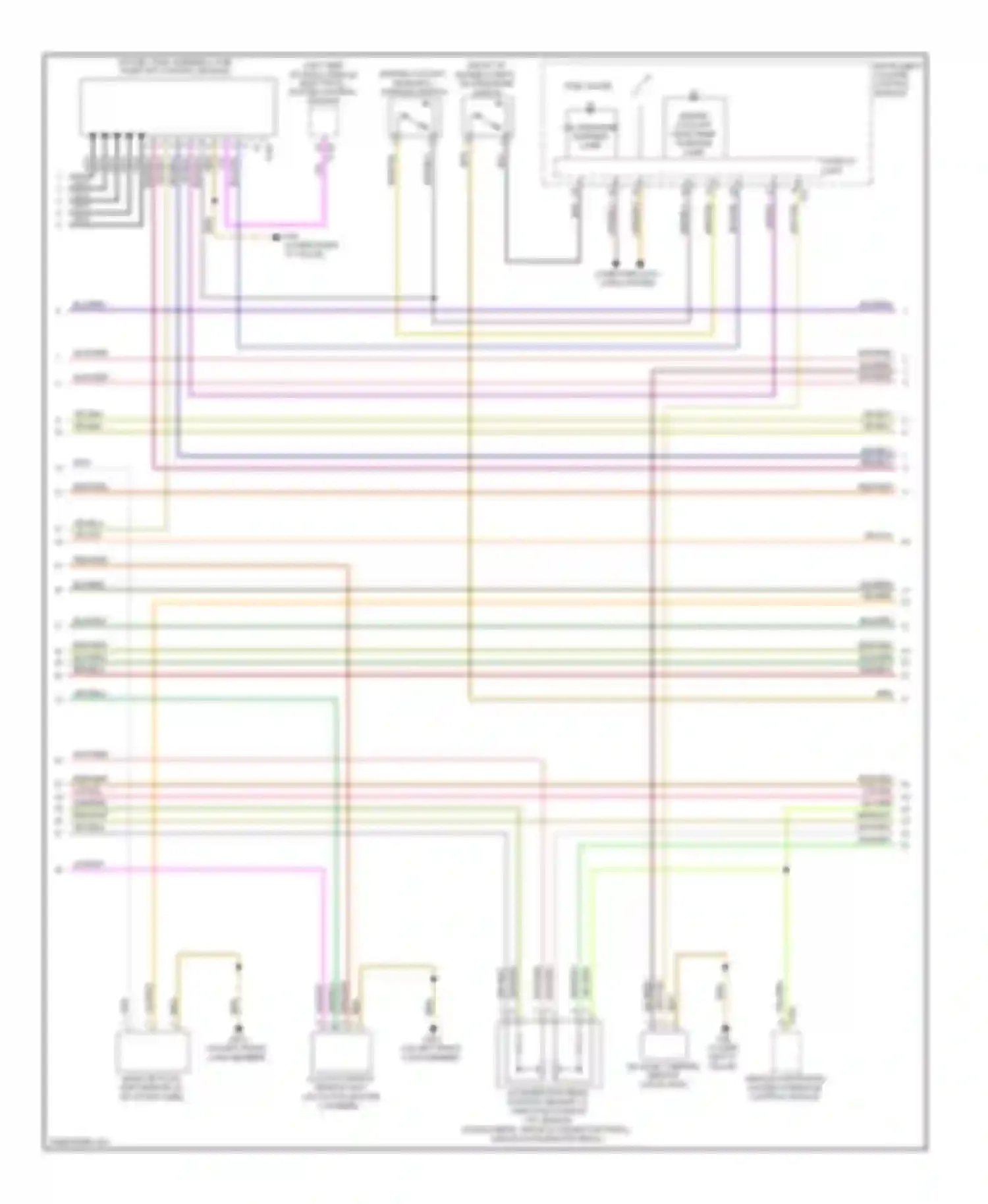 TT Audi 8J (2006-2010): Wiring diagram engine performance 2.0l turbo (2 of 6)