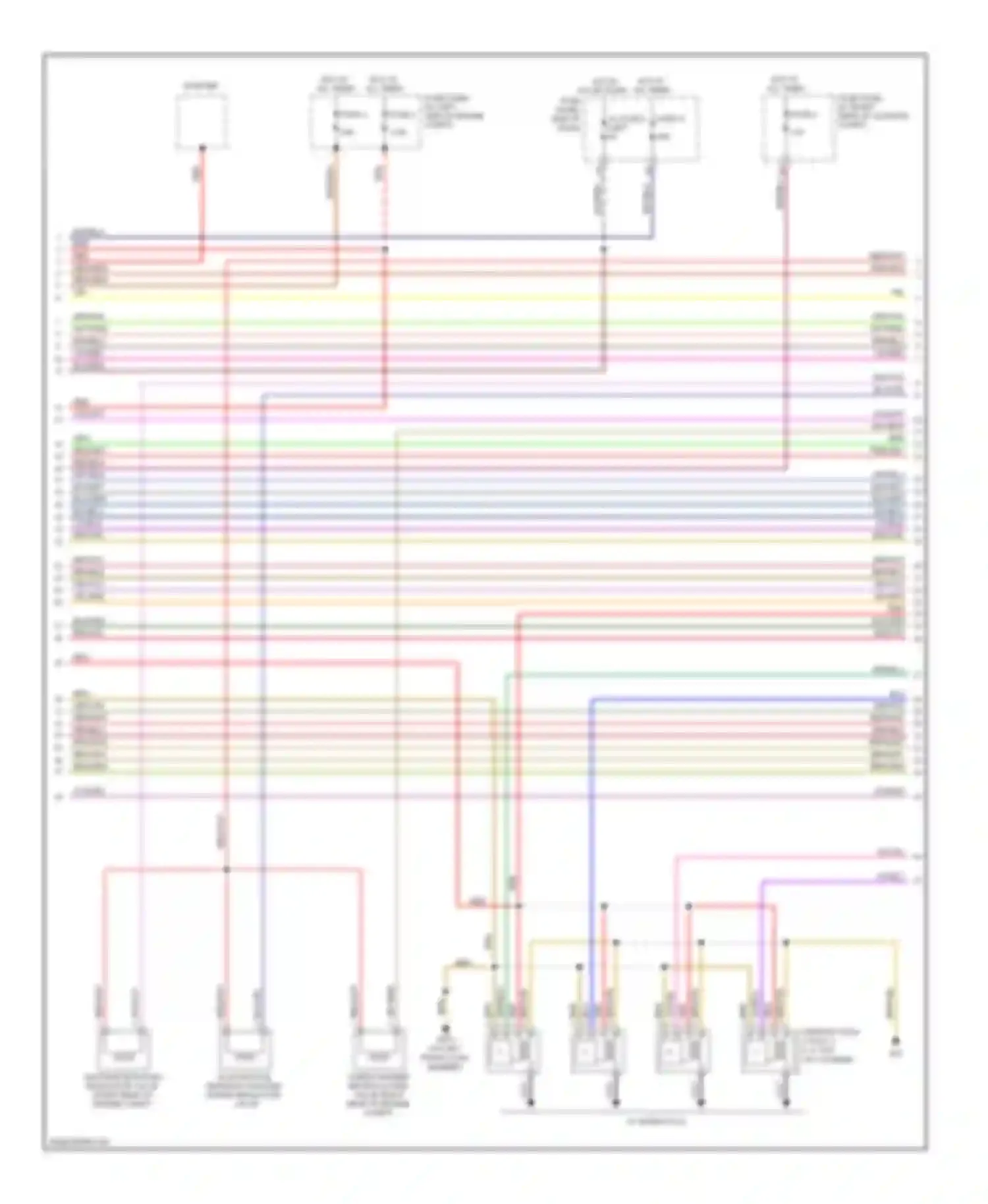 TT Audi 8J (2006-2010): Wiring diagram engine performance 2.0l turbo (5 of 6)