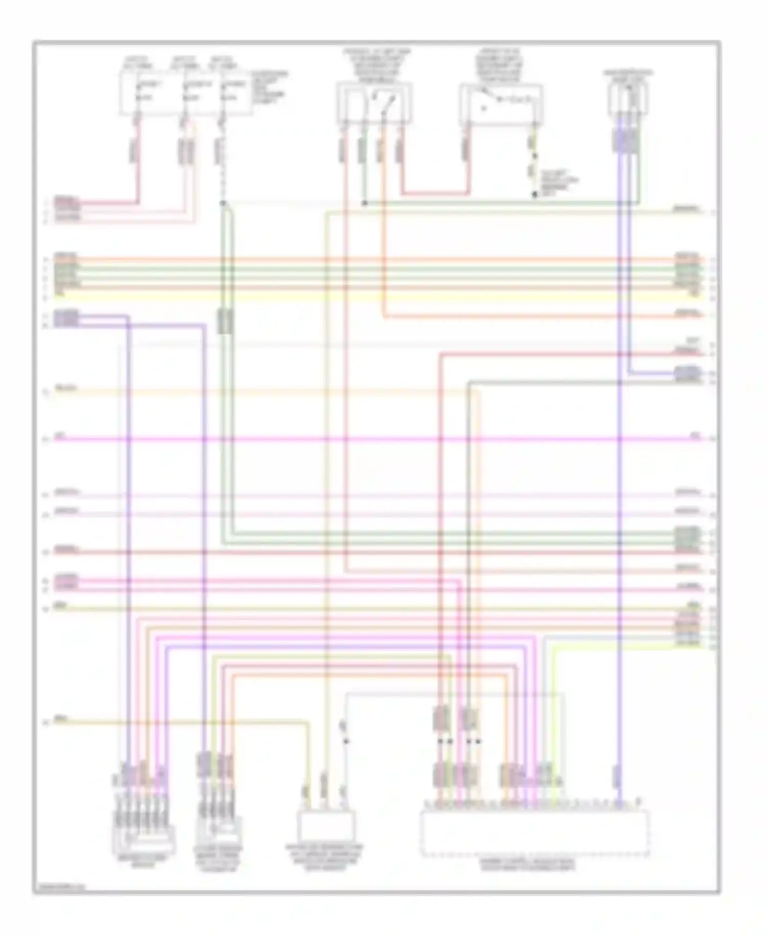 TT Audi 8J (2006-2010): Wiring diagram engine performance 3.2l (5 of 7)