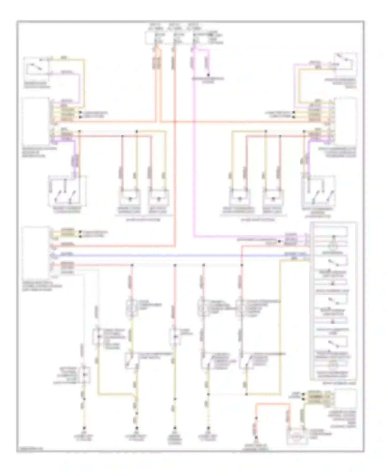 TT Audi 8J (2006-2010): Courtesy lamps circuit