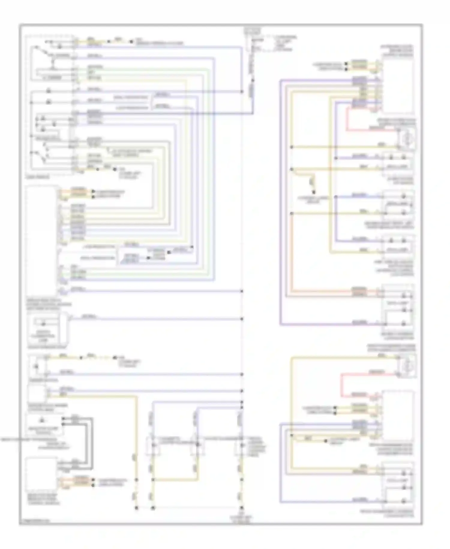 TT Audi 8J (2006-2010): Instrument illumination circuit