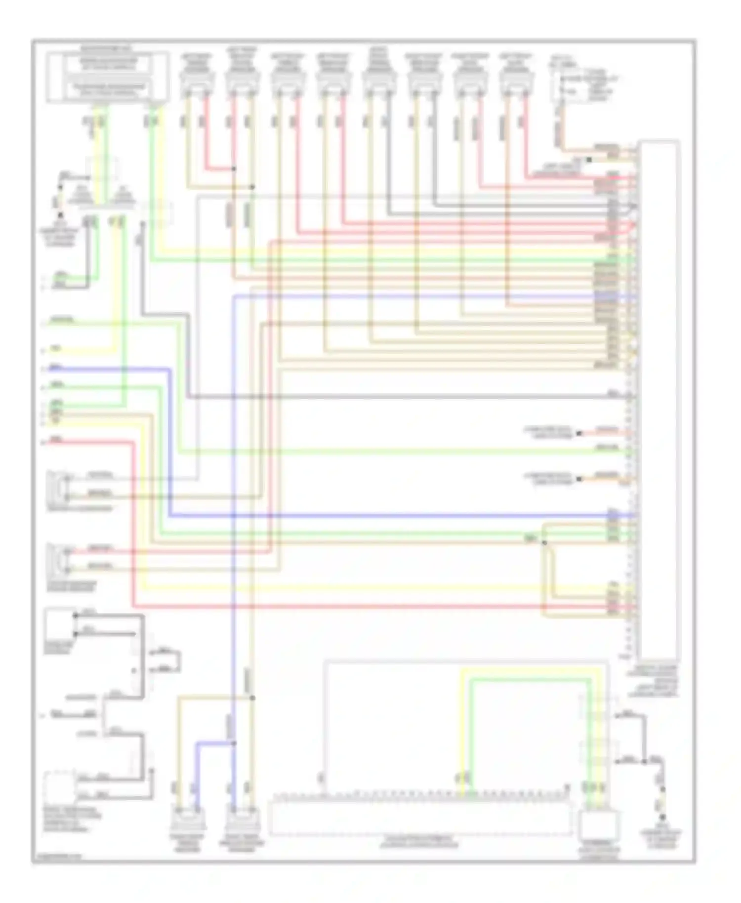 TT Audi 8J (2006-2010): Navigation circuit, with bose (2 of 2)
