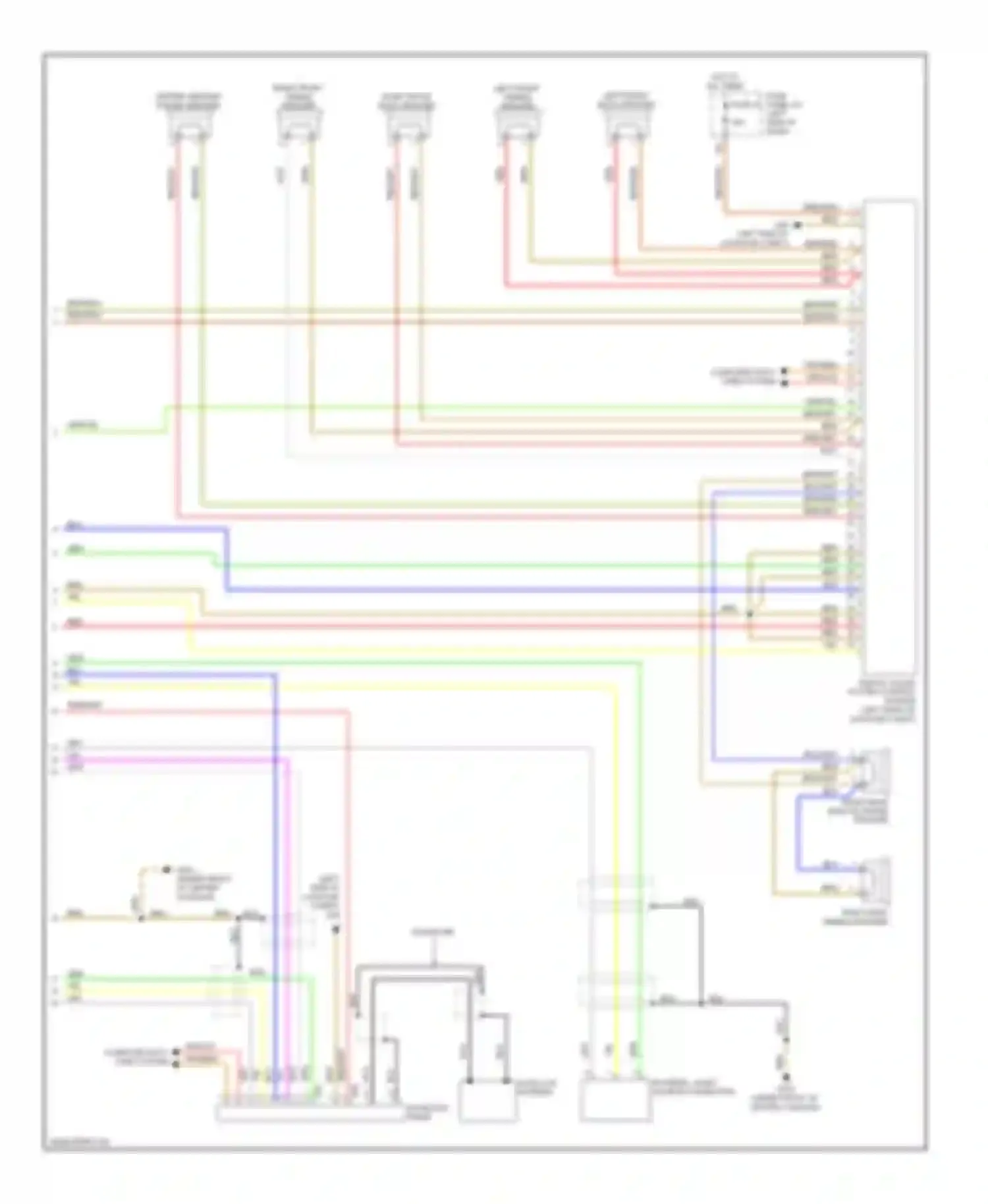TT Audi 8J (2006-2010): Radio circuit, without bose (2 of 2)