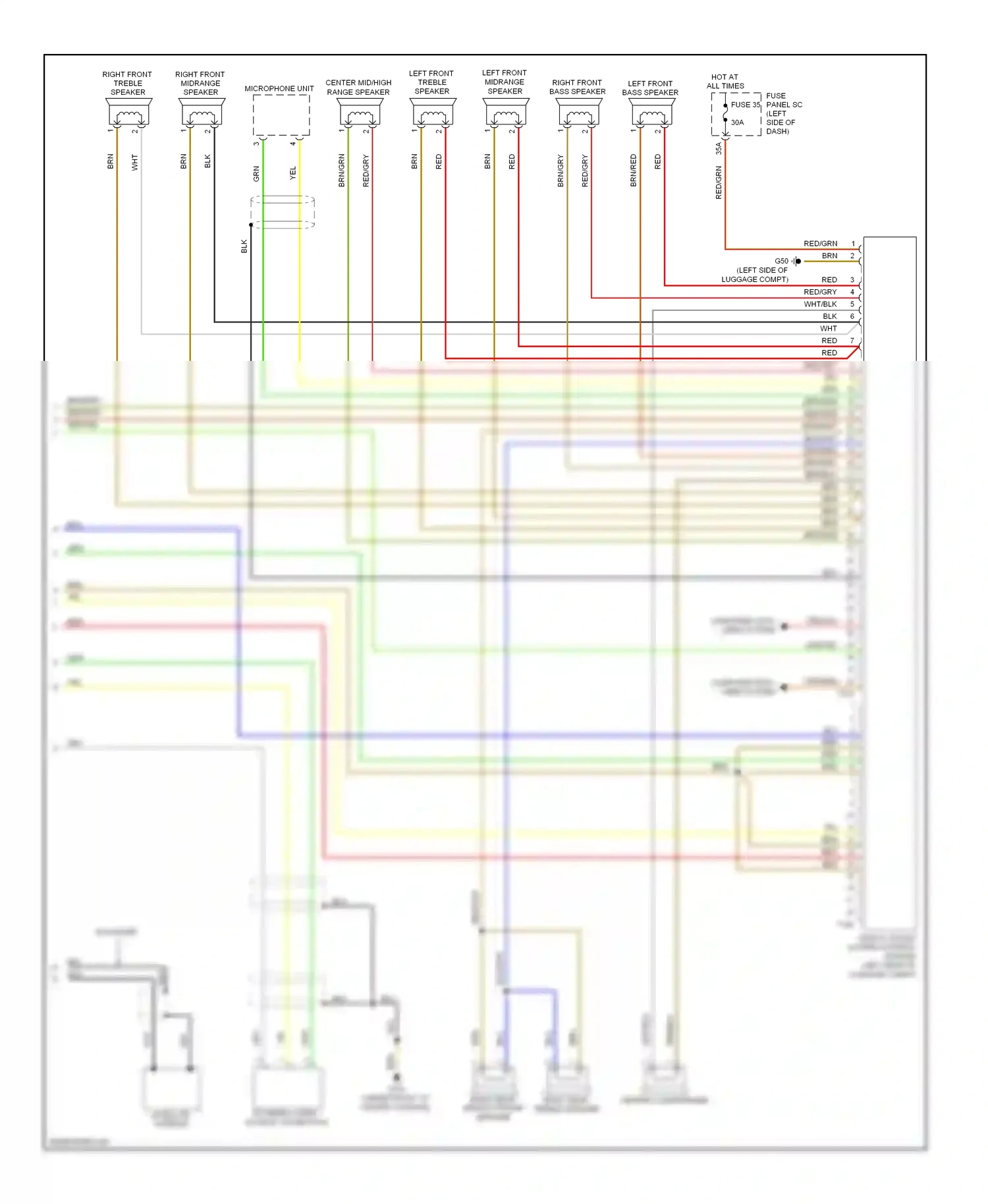 Wiring diagram brn/grn for Audi TT 8J (2006-2010) (15 of 17)