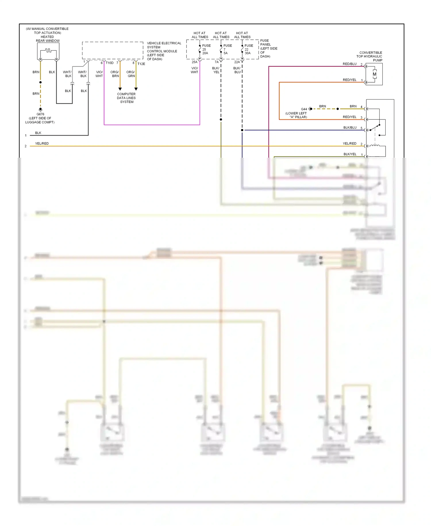 Wiring diagram computer data lines system for Audi TT 8J (2006-2010) (42 of 56)