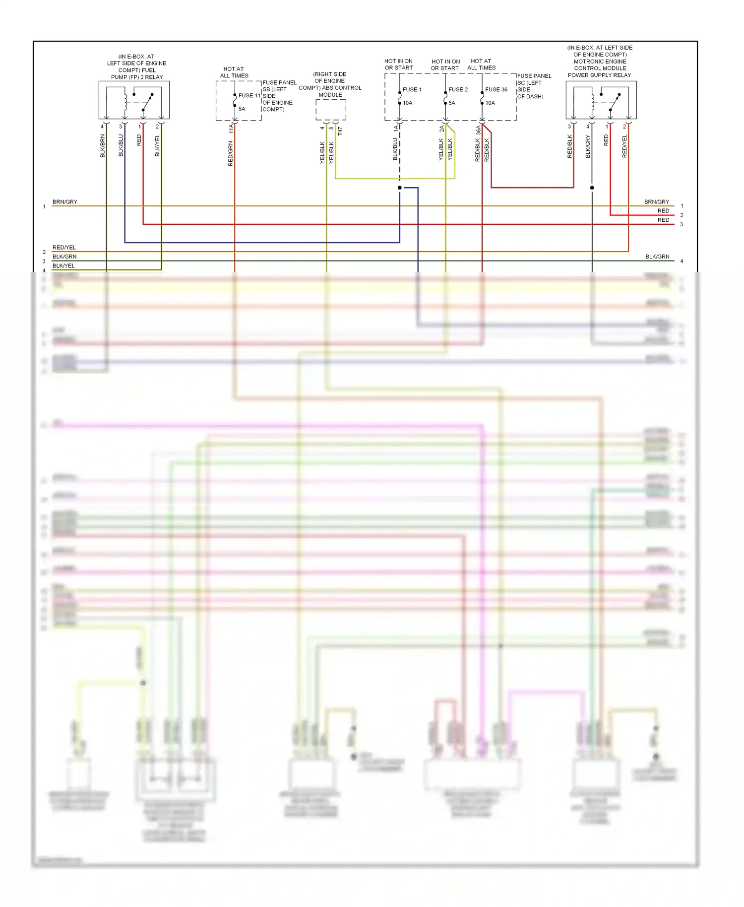 Wiring diagram grn/gry for Audi TT 8J (2006-2010) (9 of 15)