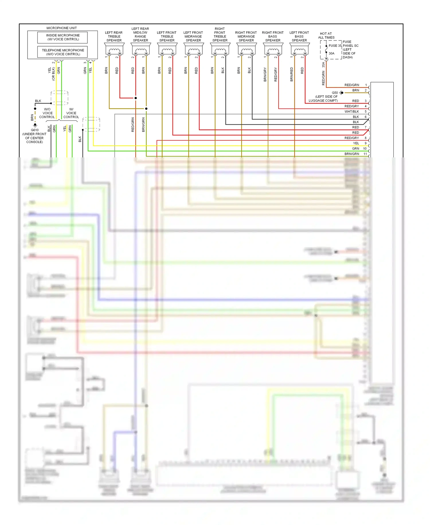 Wiring diagram red/grn for Audi TT 8J (2006-2010) (22 of 36)