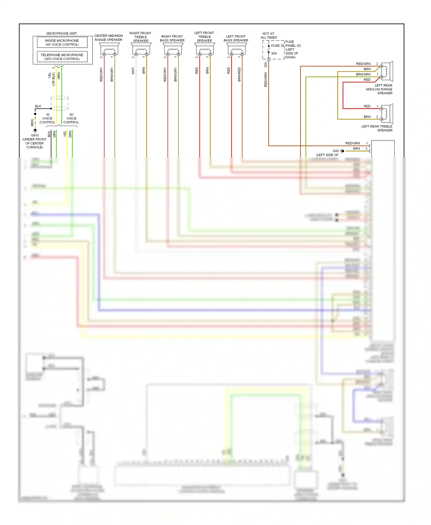 Wiring diagram red/grn for Audi TT 8J (2006-2010) (23 of 36)