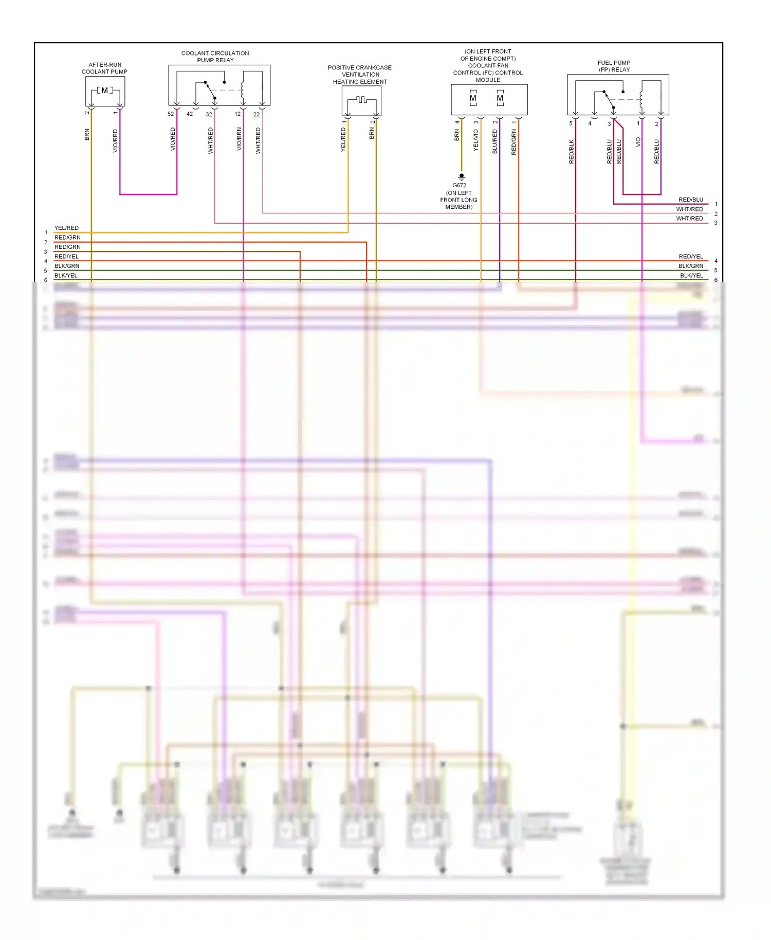 Wiring diagram yel/vio for Audi TT 8J (2006-2010) (8 of 9)