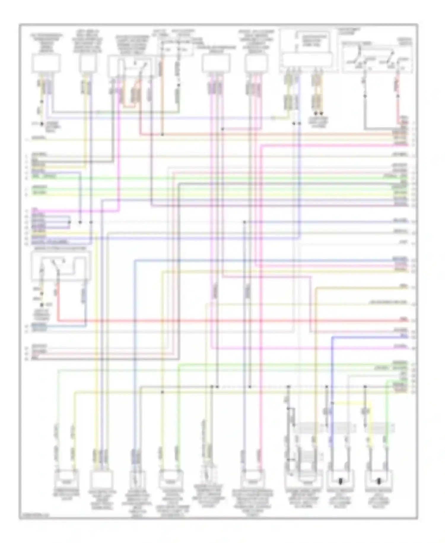TT Audi 8N facelift (2003-2006): Wiring diagram engine performance 1.8l (2 of 3)