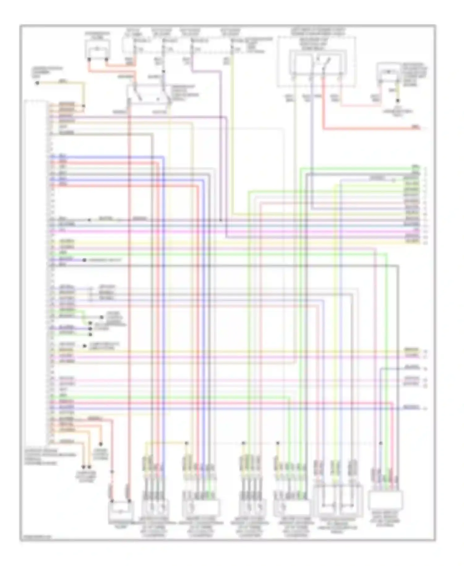 TT Audi 8N facelift (2003-2006): Wiring diagram engine performance 3.2l (1 of 4)