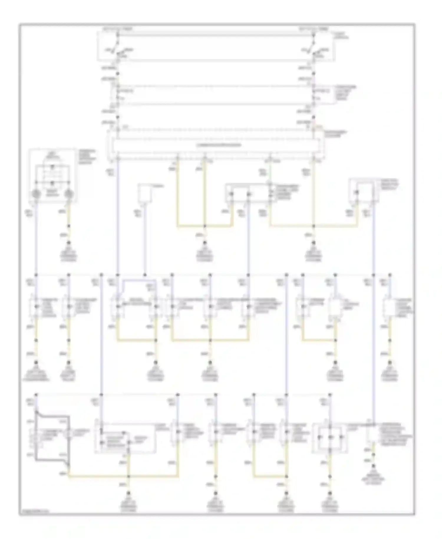 TT Audi 8N facelift (2003-2006): Instrument illumination circuit