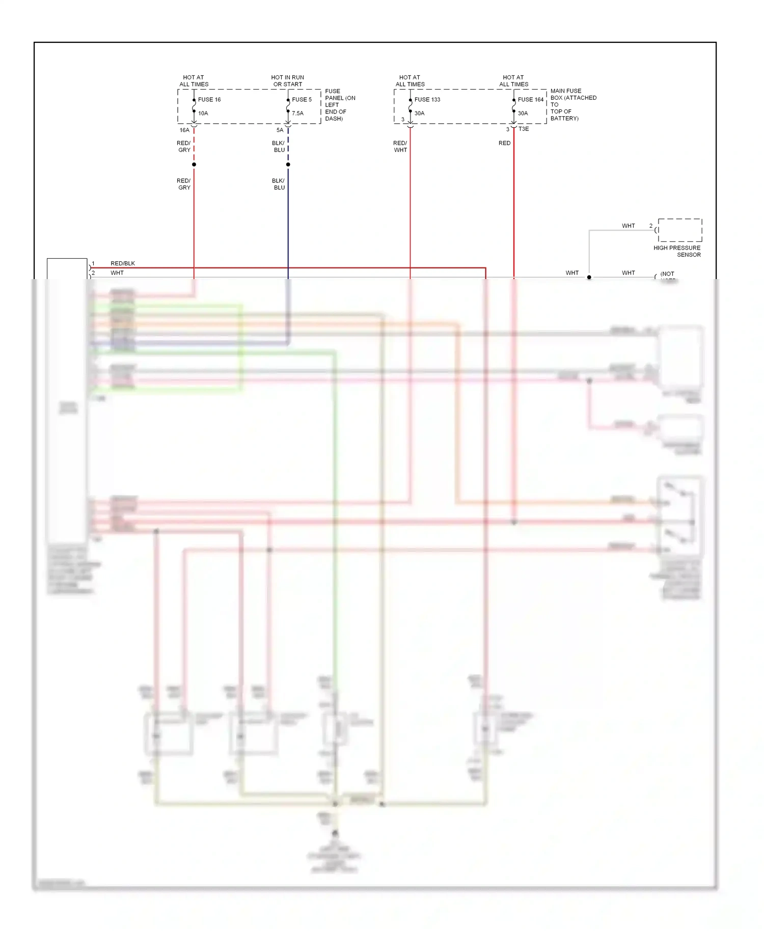 Wiring diagram 3.2l 1.8l for Audi TT 8N facelift (2003-2006) (2 of 2)