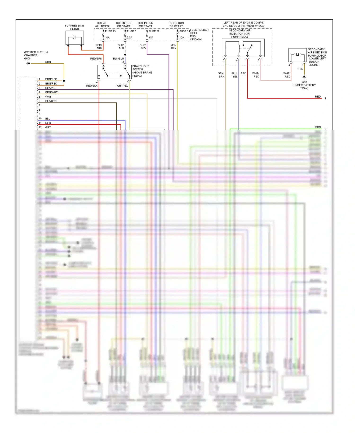 Wiring diagram air conditioning system for Audi TT 8N facelift (2003-2006) (1 of 1)