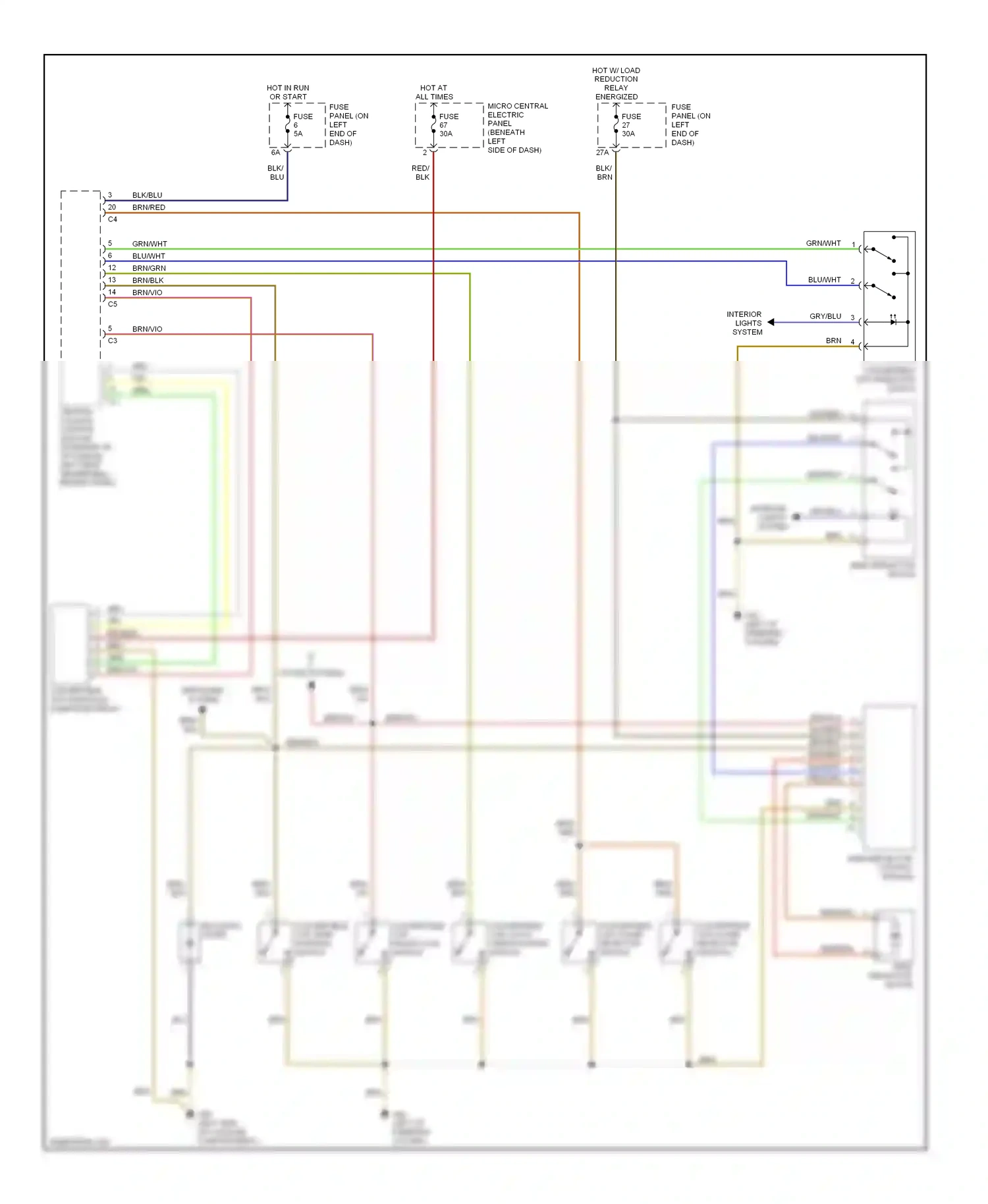Wiring diagram blk/blu for Audi TT 8N facelift (2003-2006) (12 of 17)
