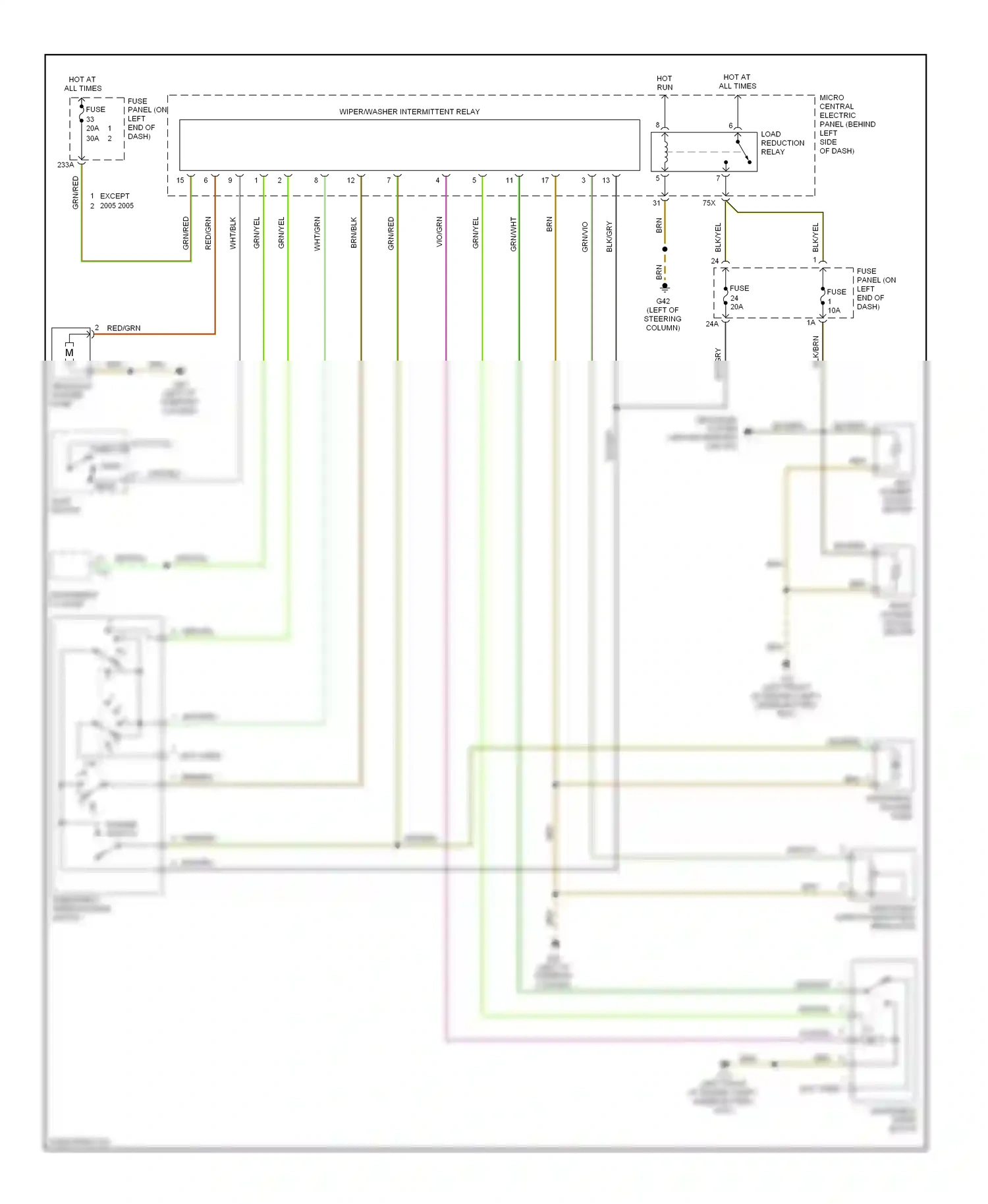 Wiring diagram blk/yel for Audi TT 8N facelift (2003-2006) (8 of 9)