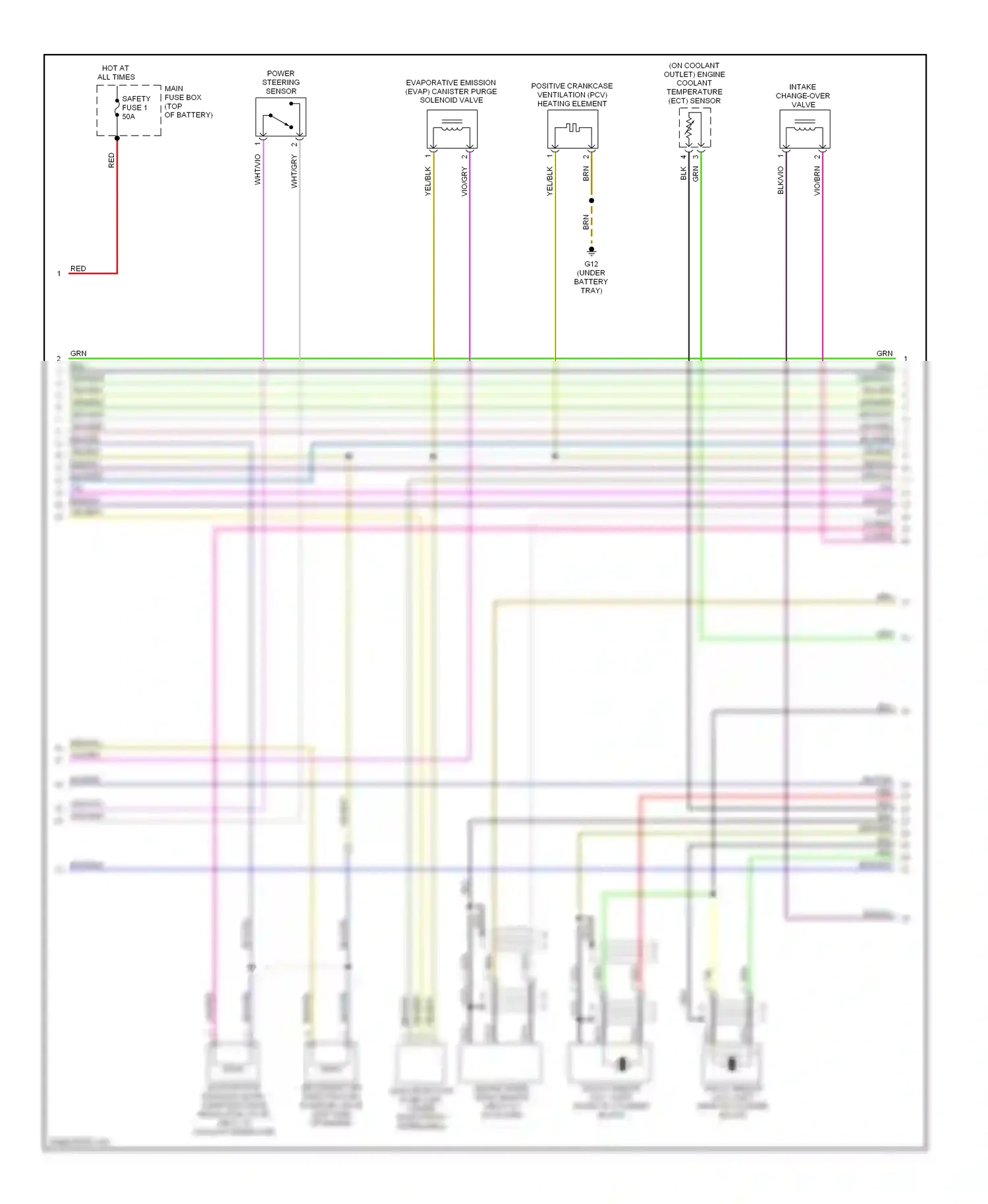 Wiring diagram blu/wht for Audi TT 8N facelift (2003-2006) (9 of 20)
