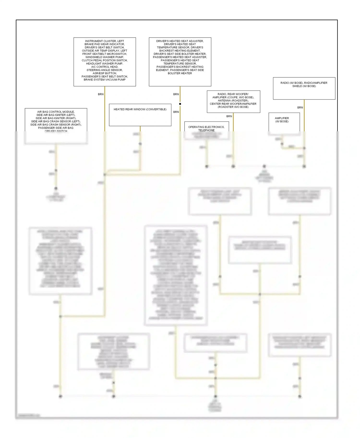 Wiring diagram brn/wht for Audi TT 8N facelift (2003-2006) (7 of 19)