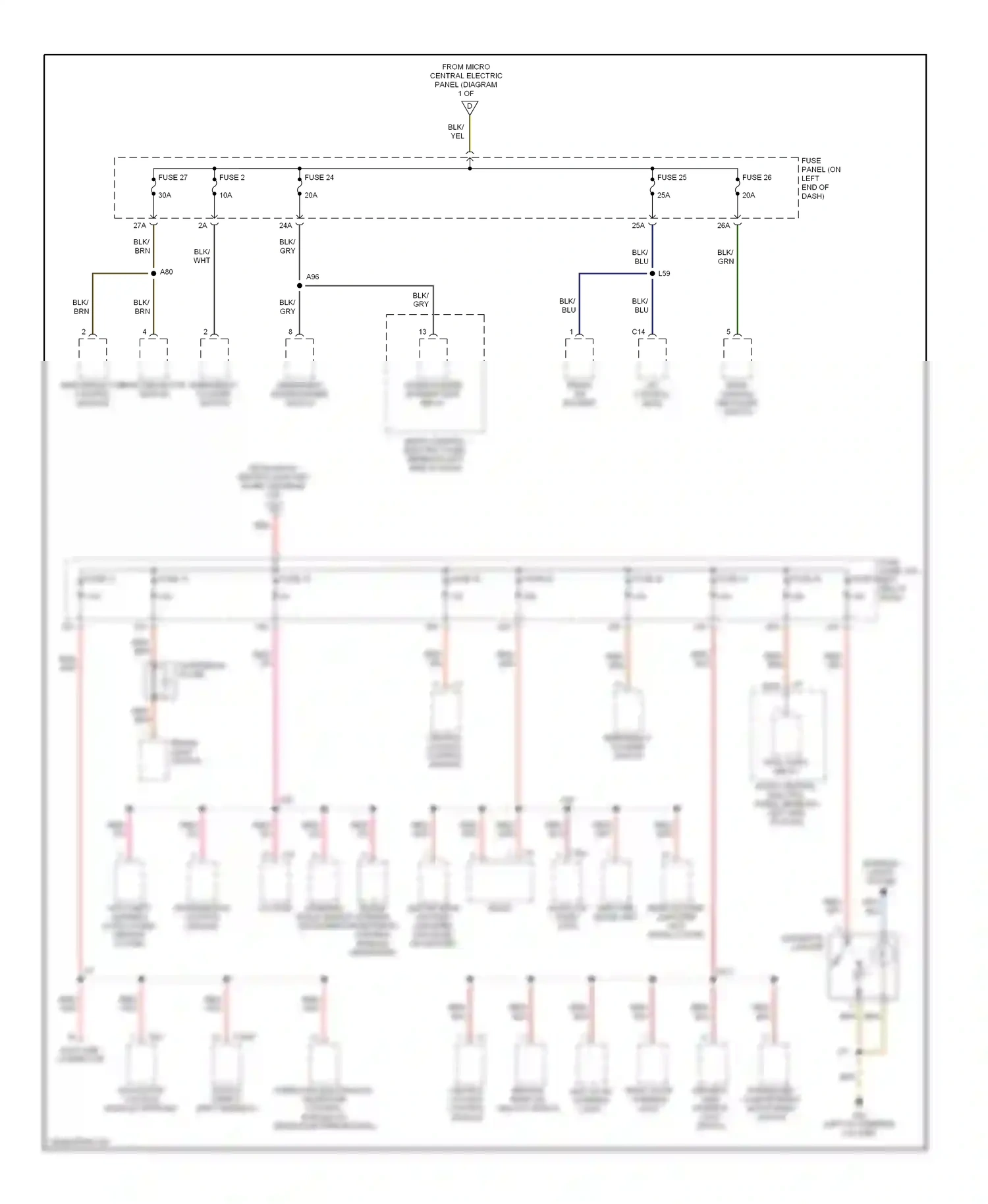 Wiring diagram fuse 24 for Audi TT 8N facelift (2003-2006) (1 of 1)