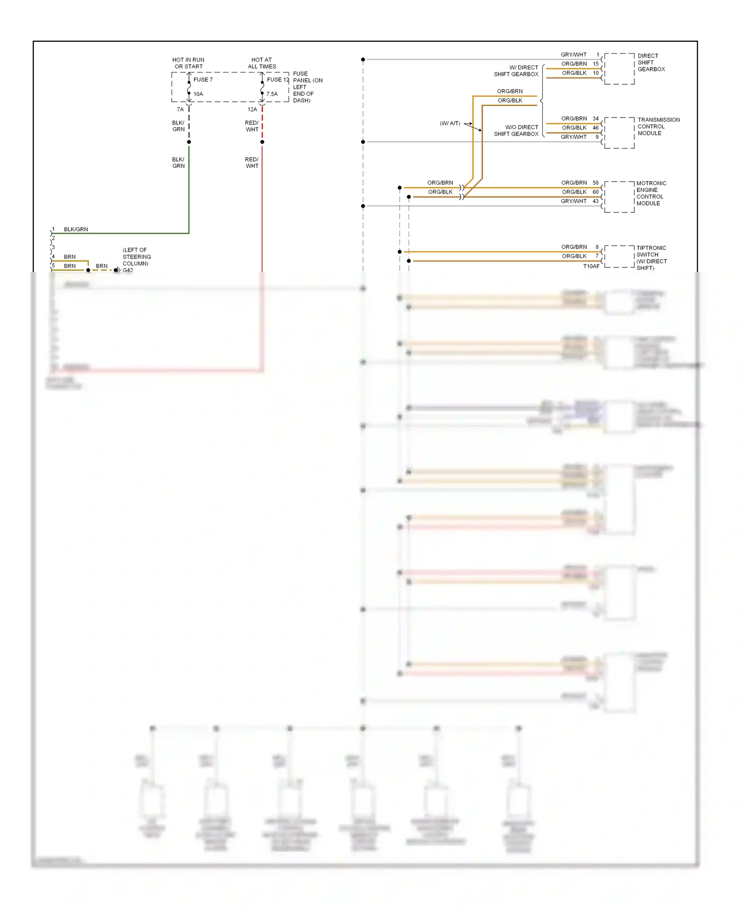 Wiring diagram grn for Audi TT 8N facelift (2003-2006) (5 of 44)