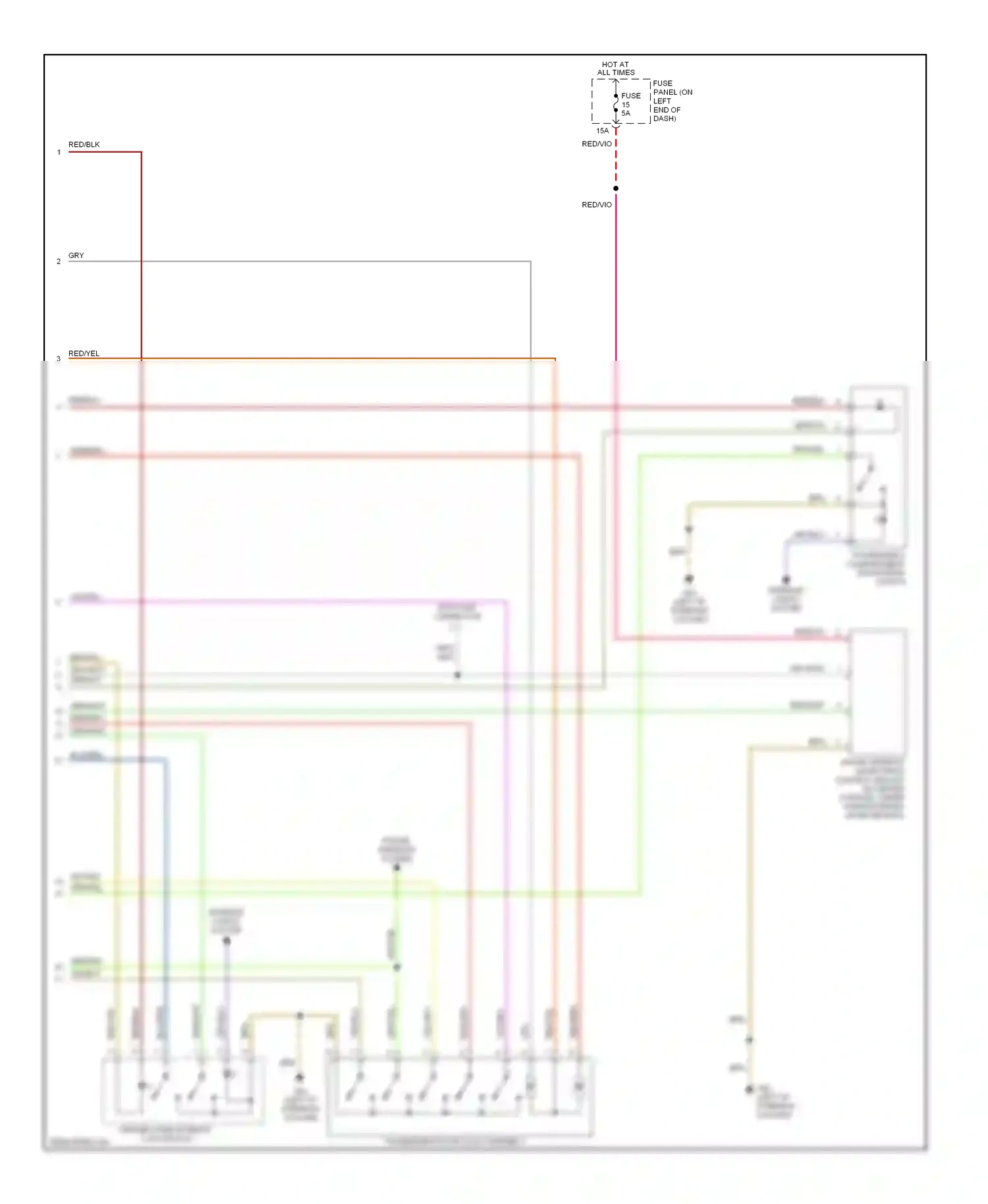 Wiring diagram grn/wht for Audi TT 8N facelift (2003-2006) (5 of 19)