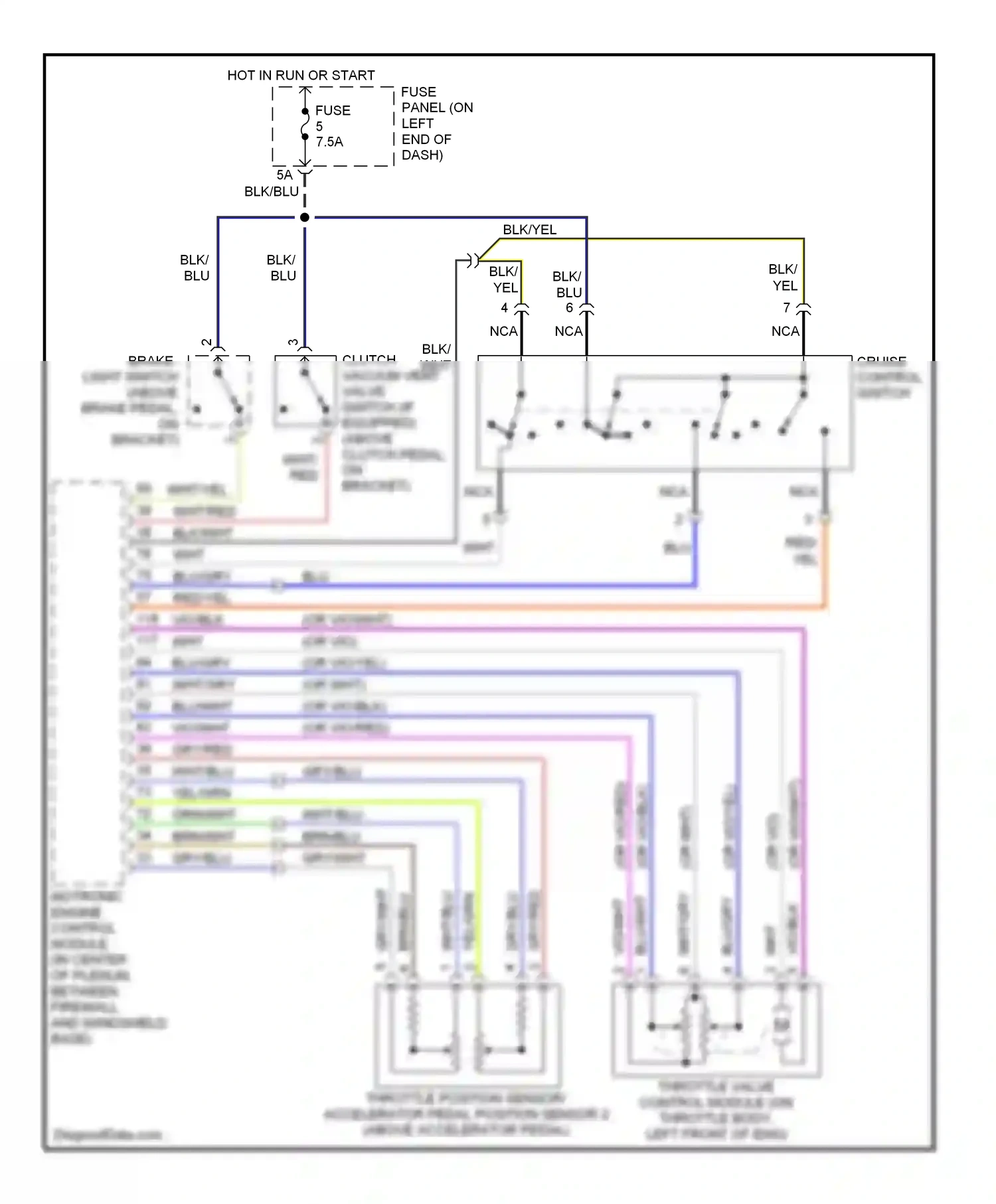 Wiring diagram vio/wht for Audi TT 8N facelift (2003-2006) (2 of 5)