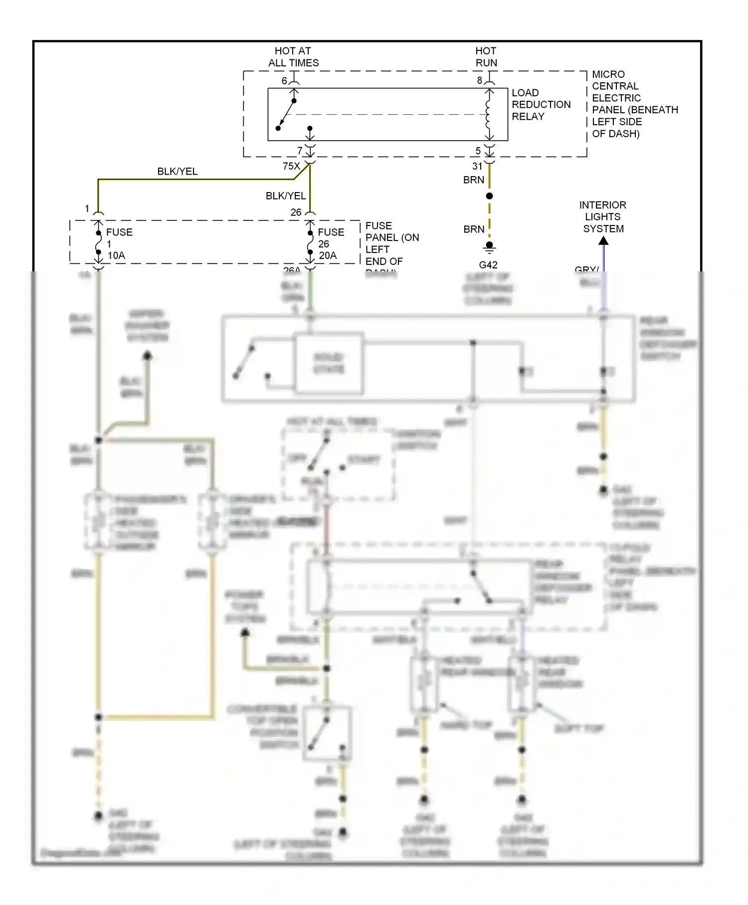 Wiring diagram wht/blk for Audi TT 8N facelift (2003-2006) (3 of 15)