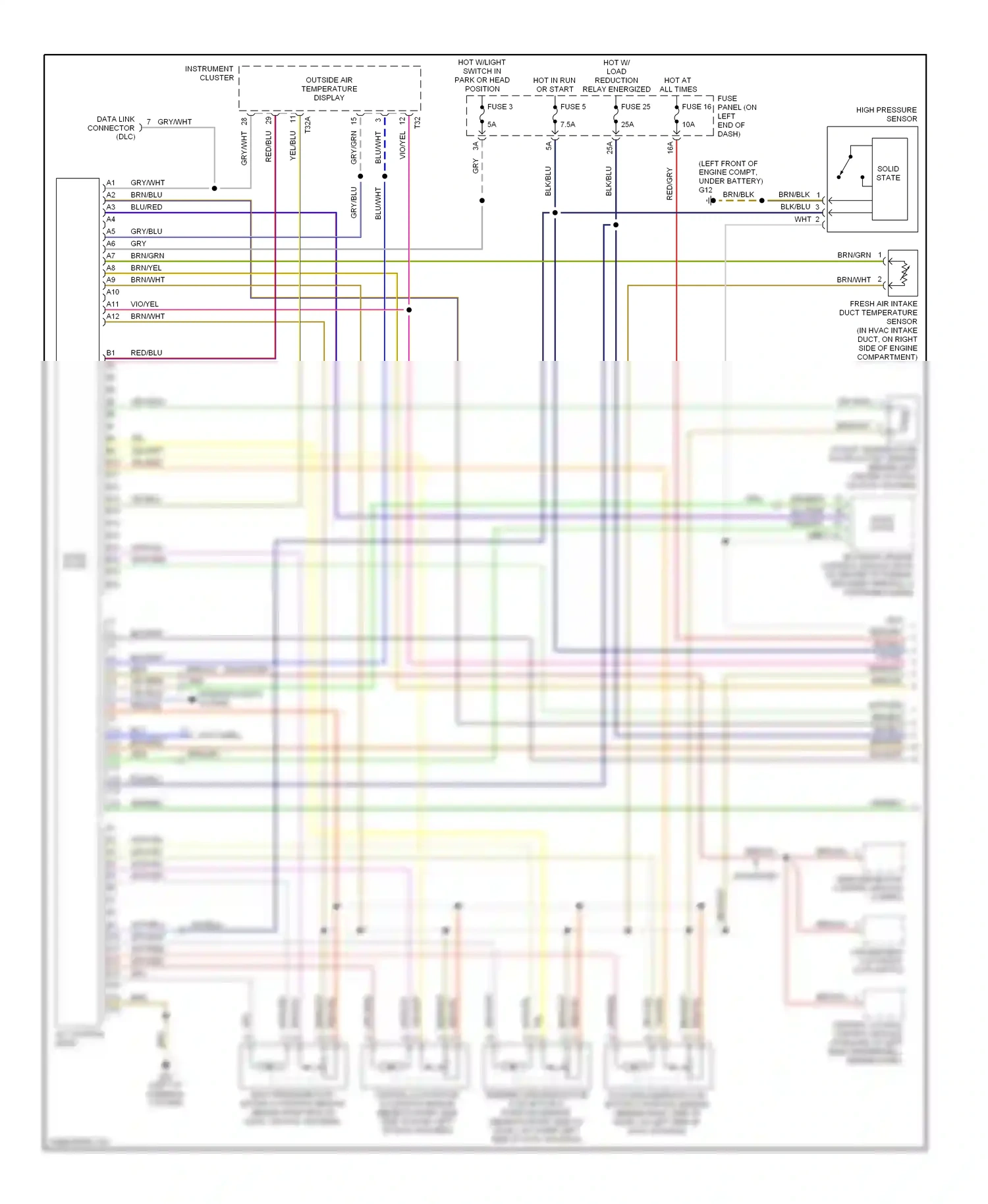 Audi TT 8N facelift (2003-2006) wind deflector control module (cabrio) wiring diagram  (1 of 1)