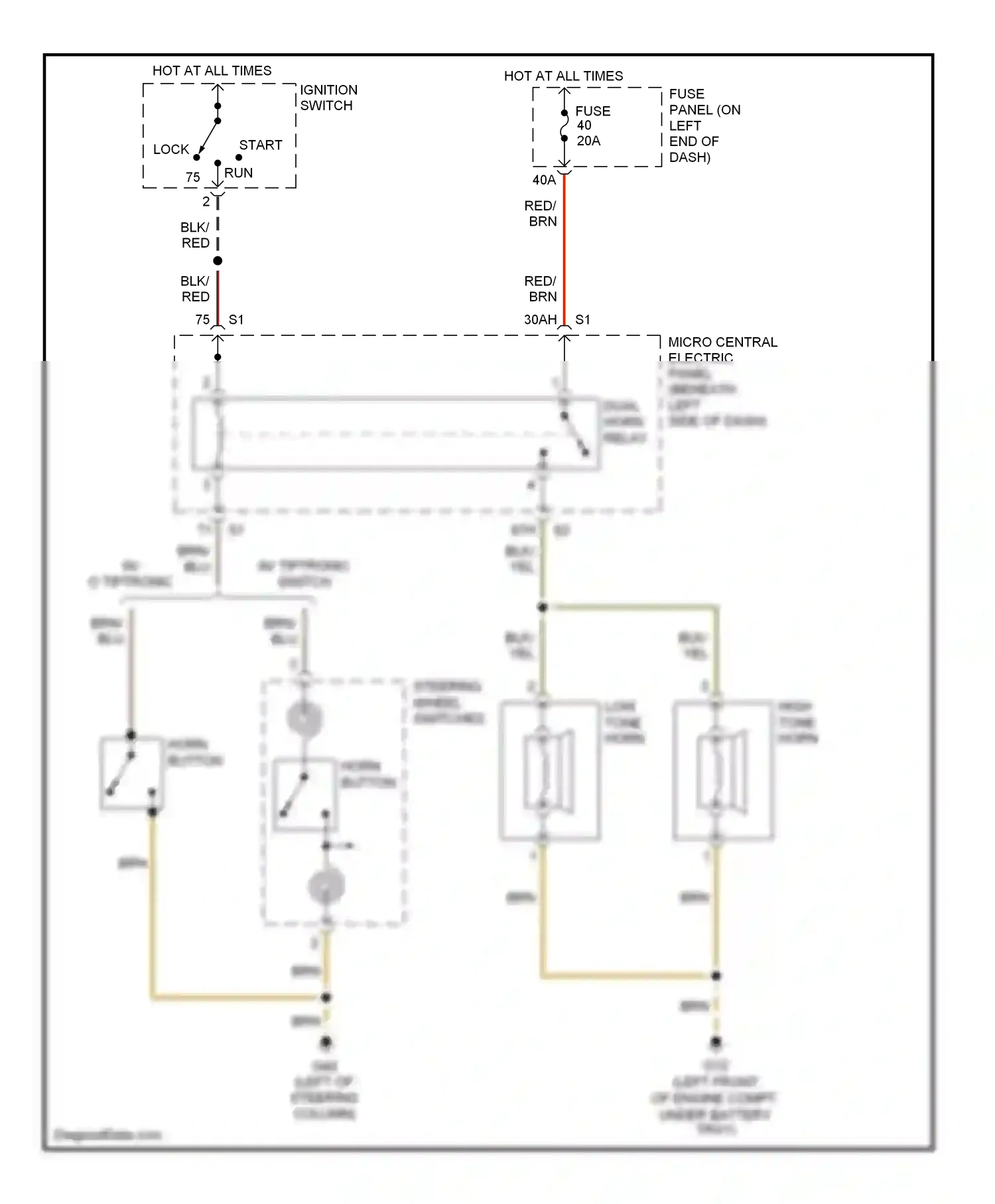 Wiring diagram yel for Audi TT 8N facelift (2003-2006) (17 of 36)