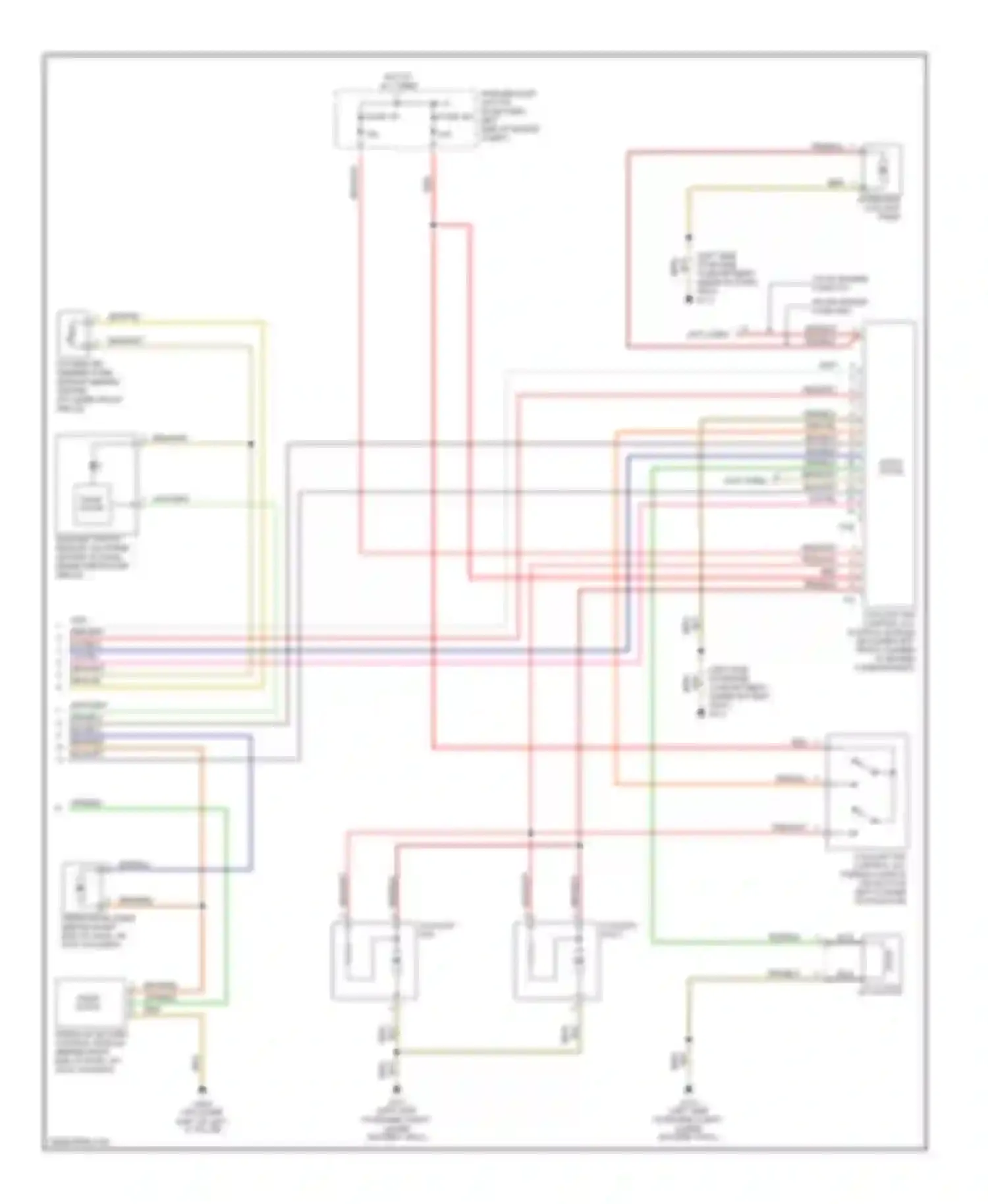 TT Audi 8N (1998-2003): Automatic a/c circuit (2 of 2)