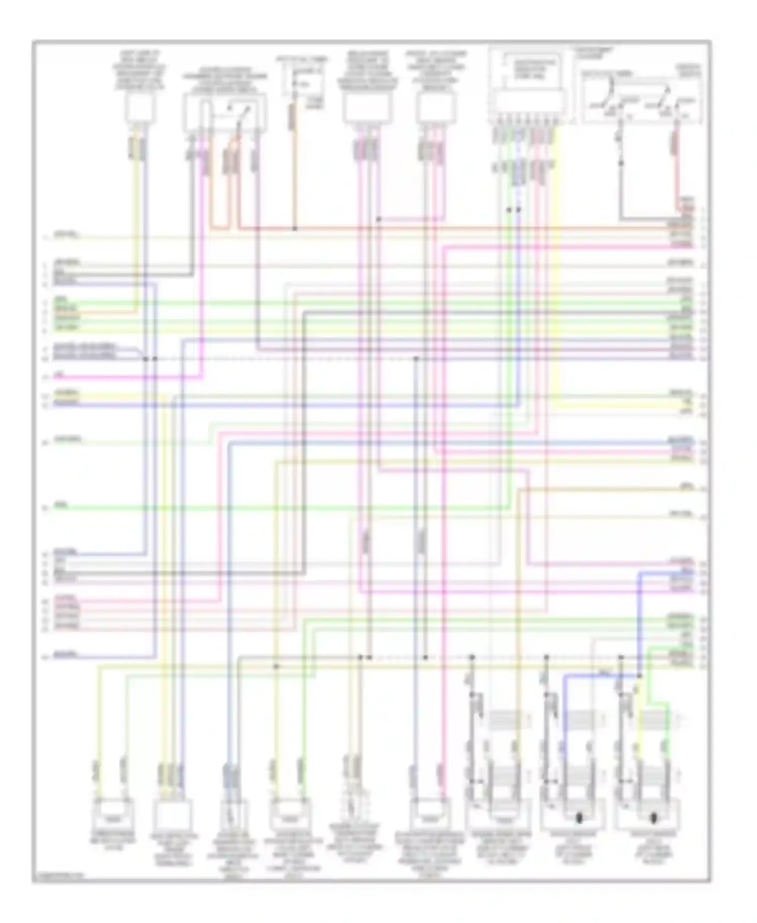 TT Audi 8N (1998-2003): Wiring diagram engine performance 1.8l (2 of 3)