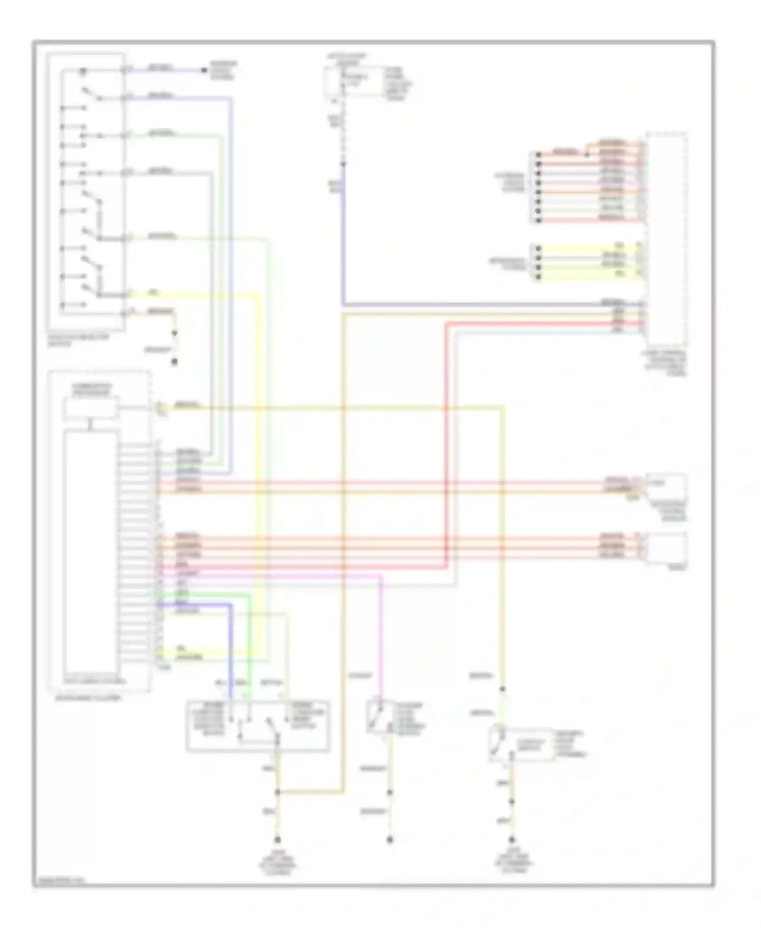 TT Audi 8N (1998-2003): Auto check system circuit