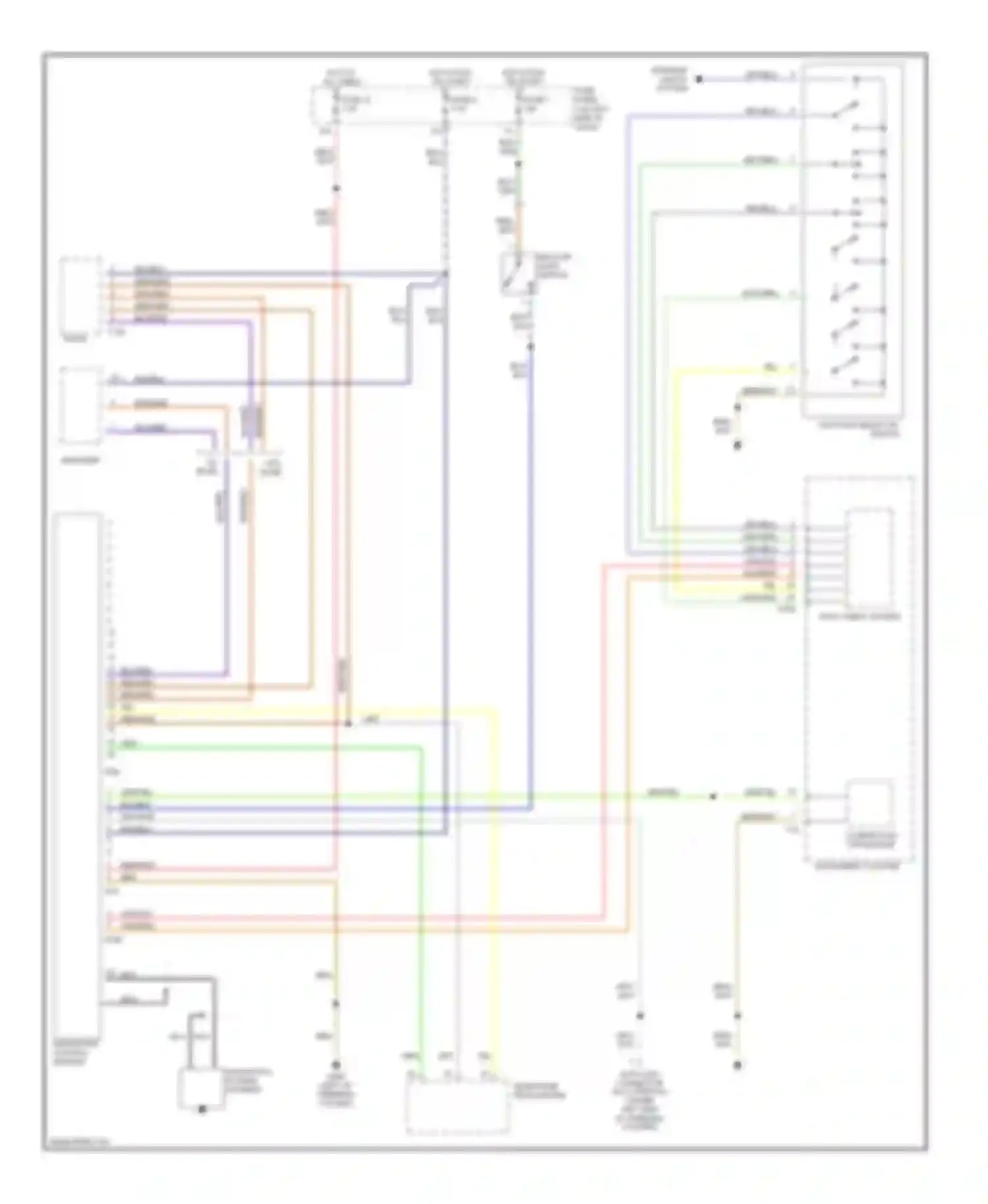 TT Audi 8N (1998-2003): Navigation circuit