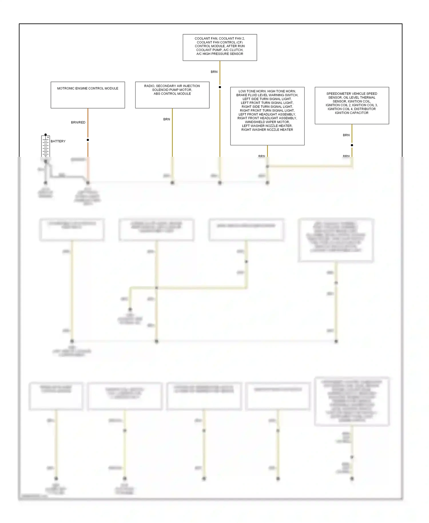 Audi TT 8N (1998-2003) blk wiring diagram  (16 of 41)