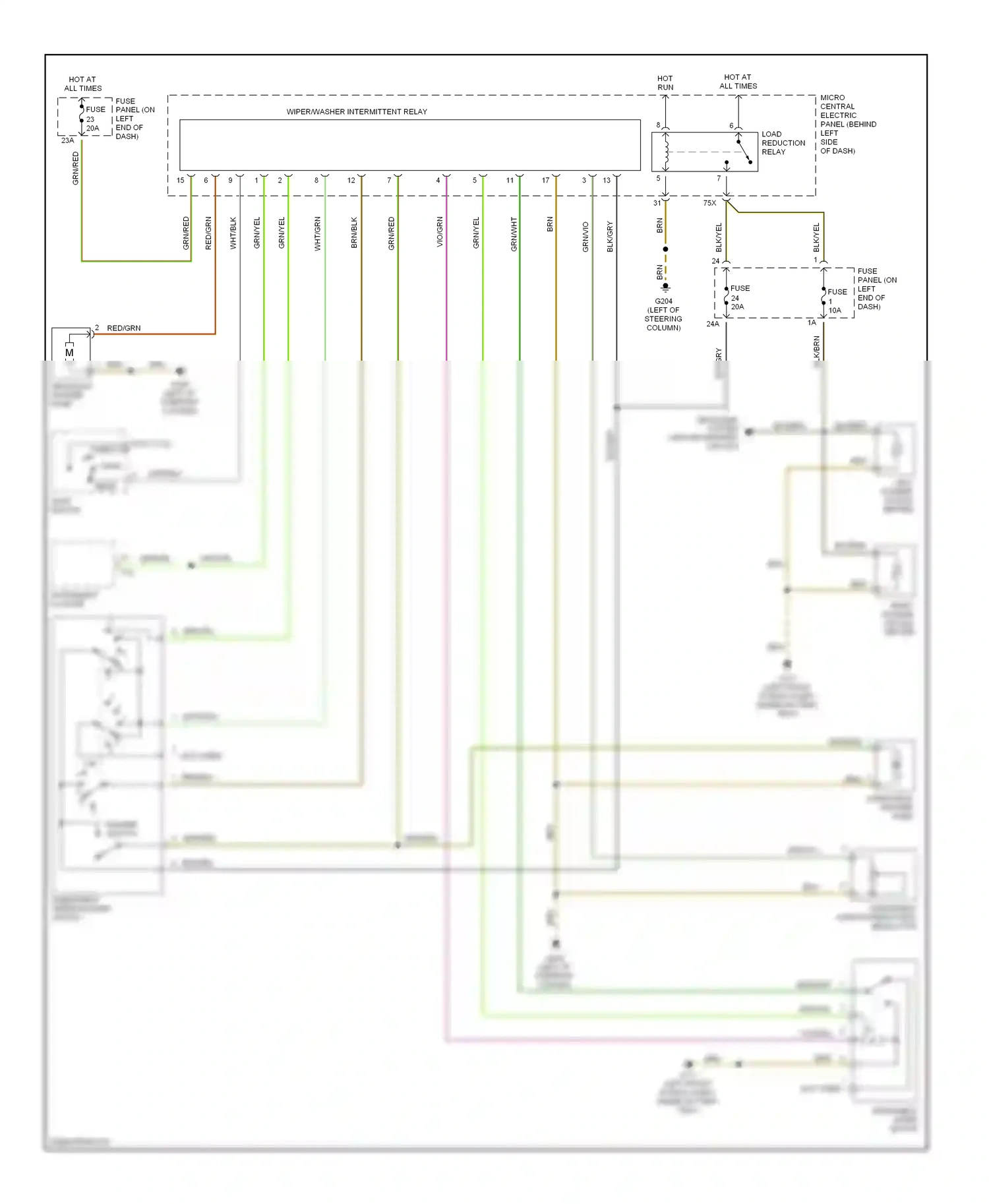 Wiring diagram wht/blk for Audi TT 8N (1998-2003) (11 of 13)