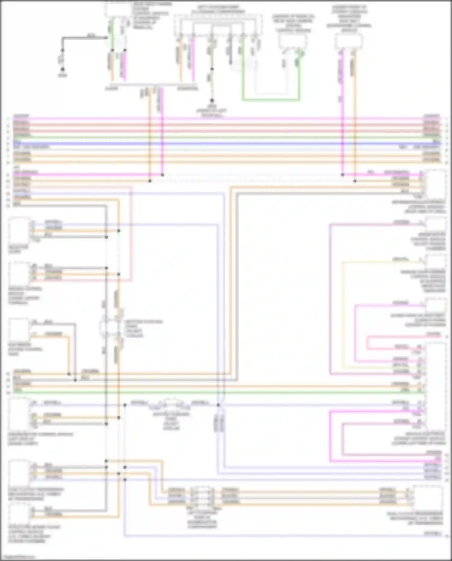 TT Audi 8S facelift (2018-2024): Computer data lines circuit (2 of 4)