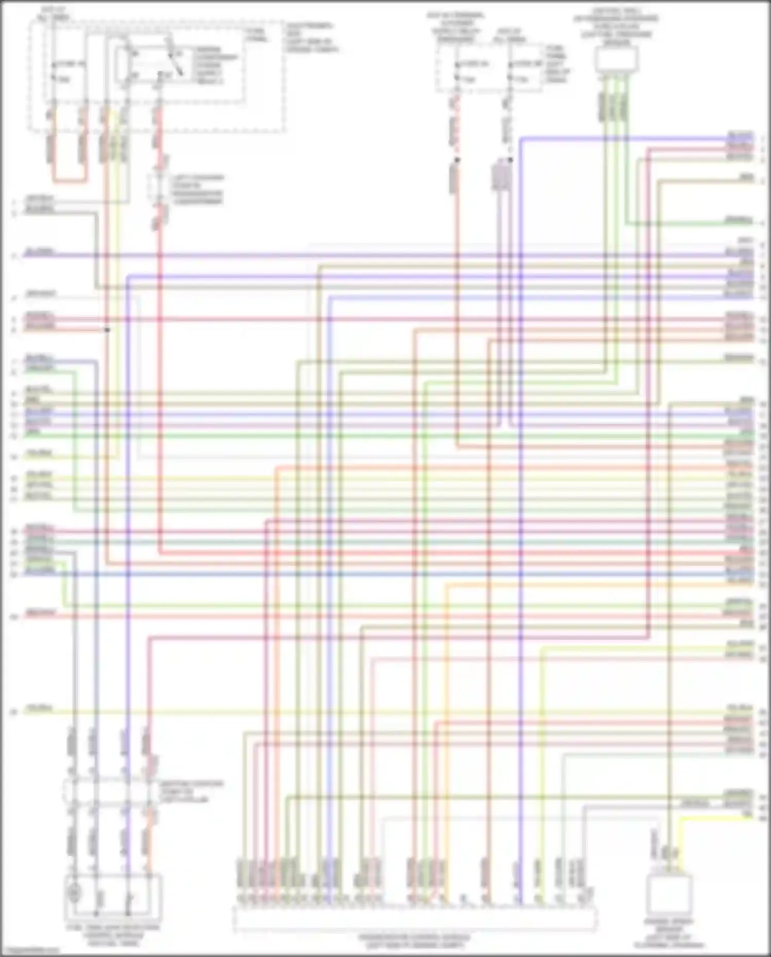TT Audi 8S facelift (2018-2024): Wiring diagram engine performance 2.0l turbo, dlra (3 of 8)