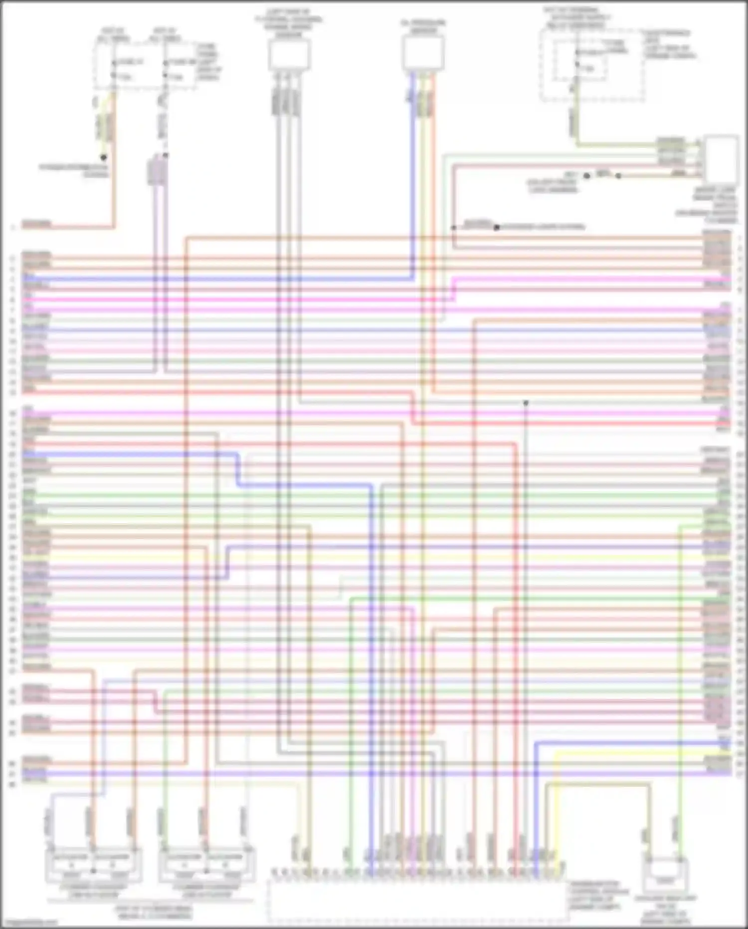 TT Audi 8S facelift (2018-2024): Wiring diagram engine performance 2.5l turbo (4 of 8)